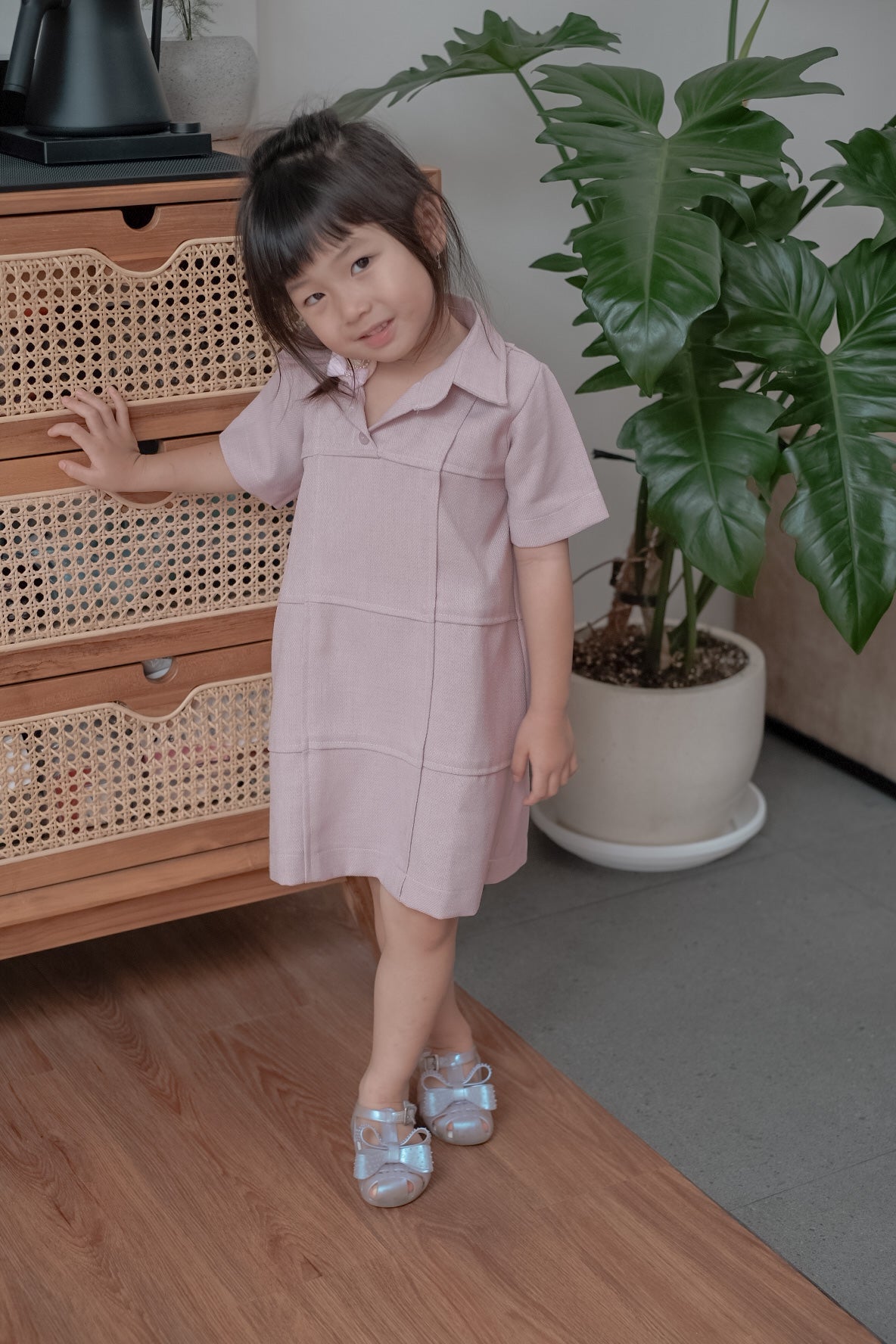 DEFECT 10% - MINI REVERIE DRESS SIZE 6 IN COTTON CANDY