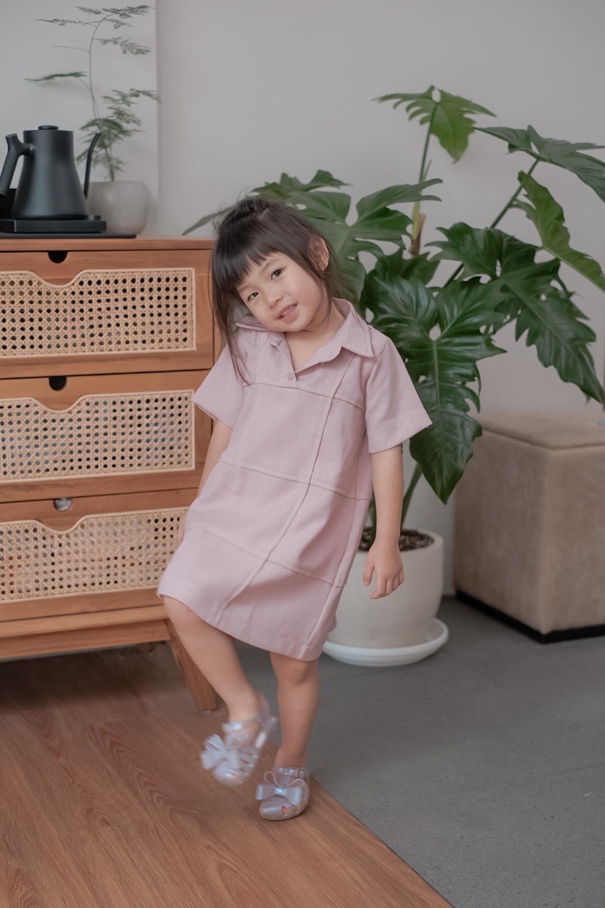 DEFECT 10% - MINI REVERIE DRESS SIZE 6 IN COTTON CANDY