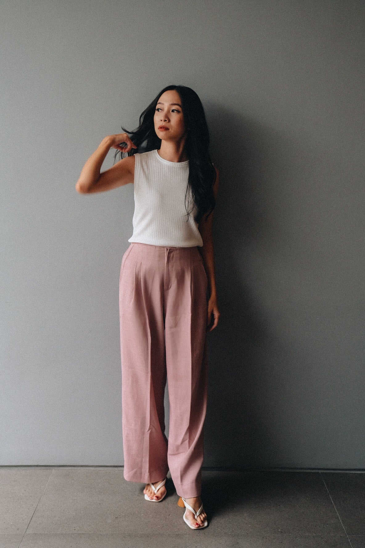 DEFECT 10% - MELL UNCROP - SLEEVELESS IN OFFWHITE