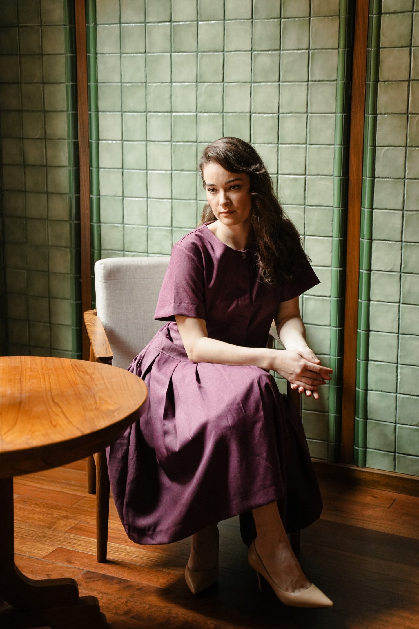 DEFECT 10% - AMELIA DRESS SLEEVE IN SUNDRIED TOMATO