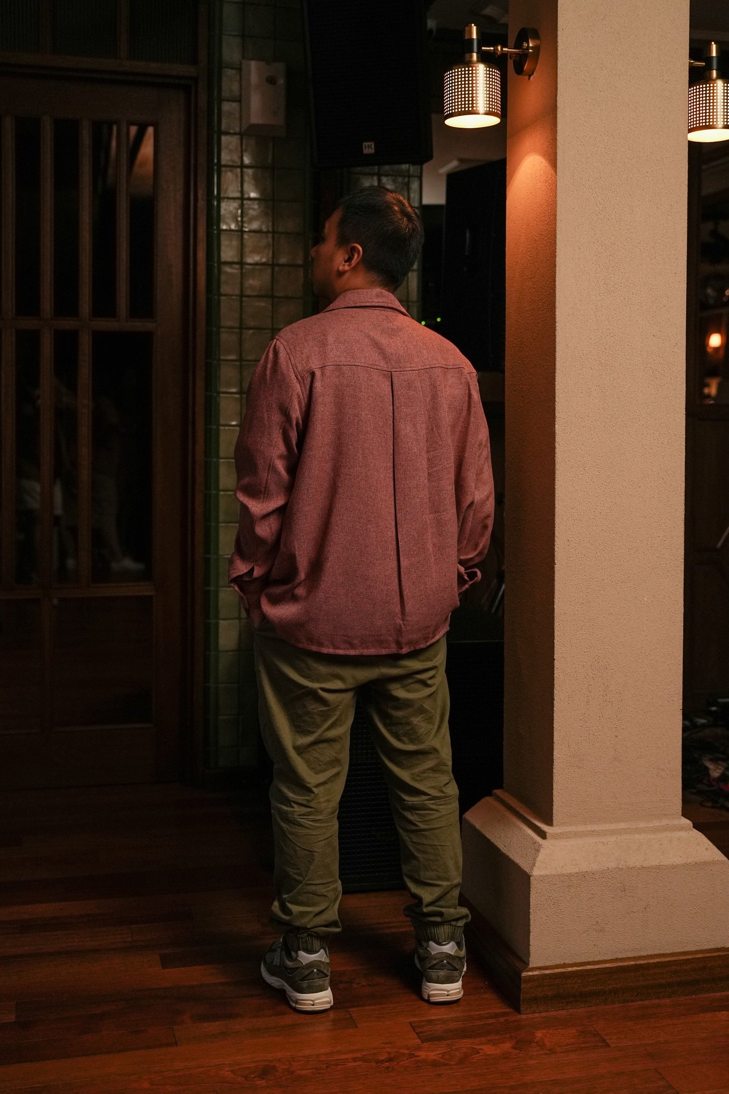 DEFECT 10% - NATA UNISEX SHIRT IN ROSE AMBER