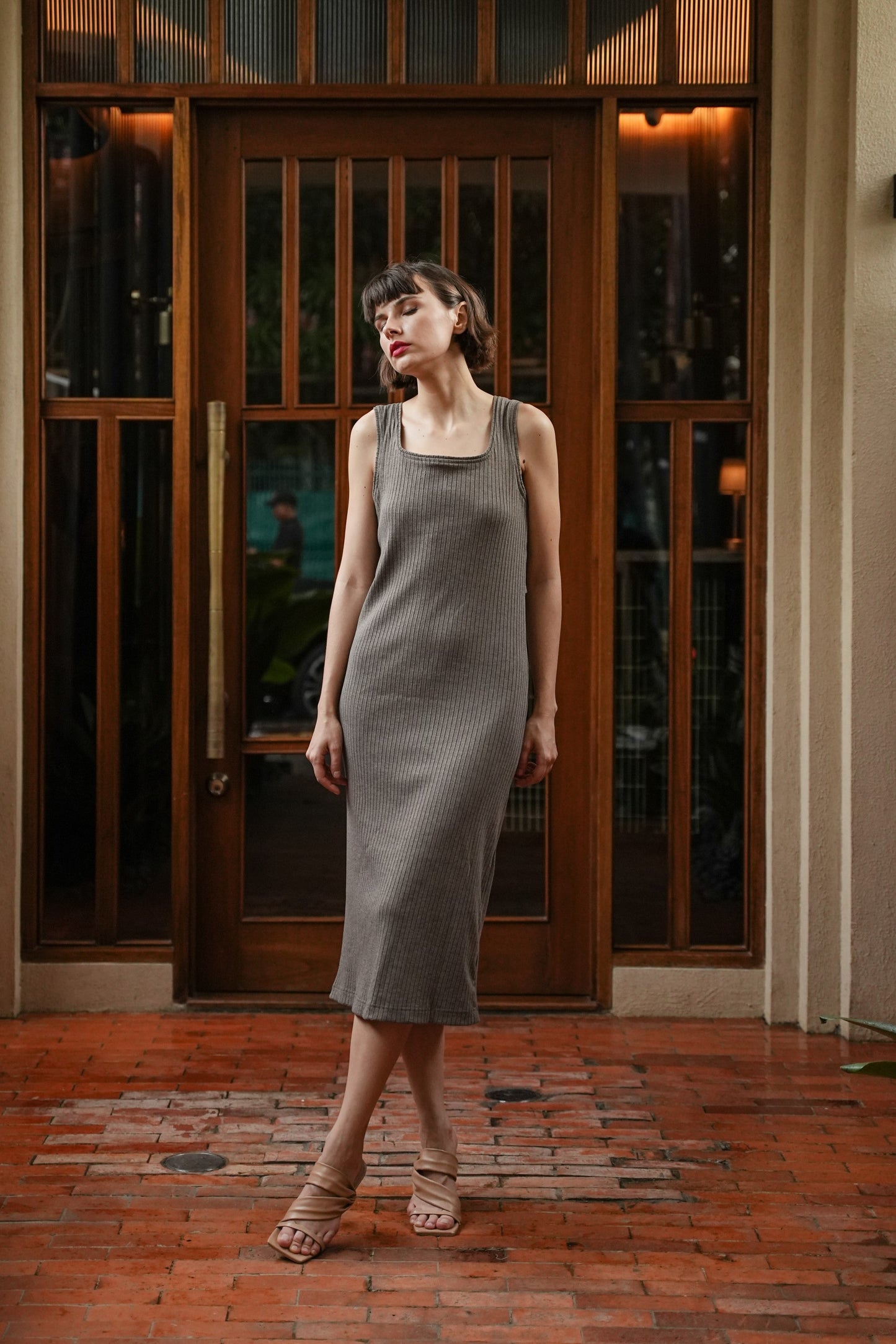 DEFECT 10% - NEW MELLISA DRESS IN MERCURY