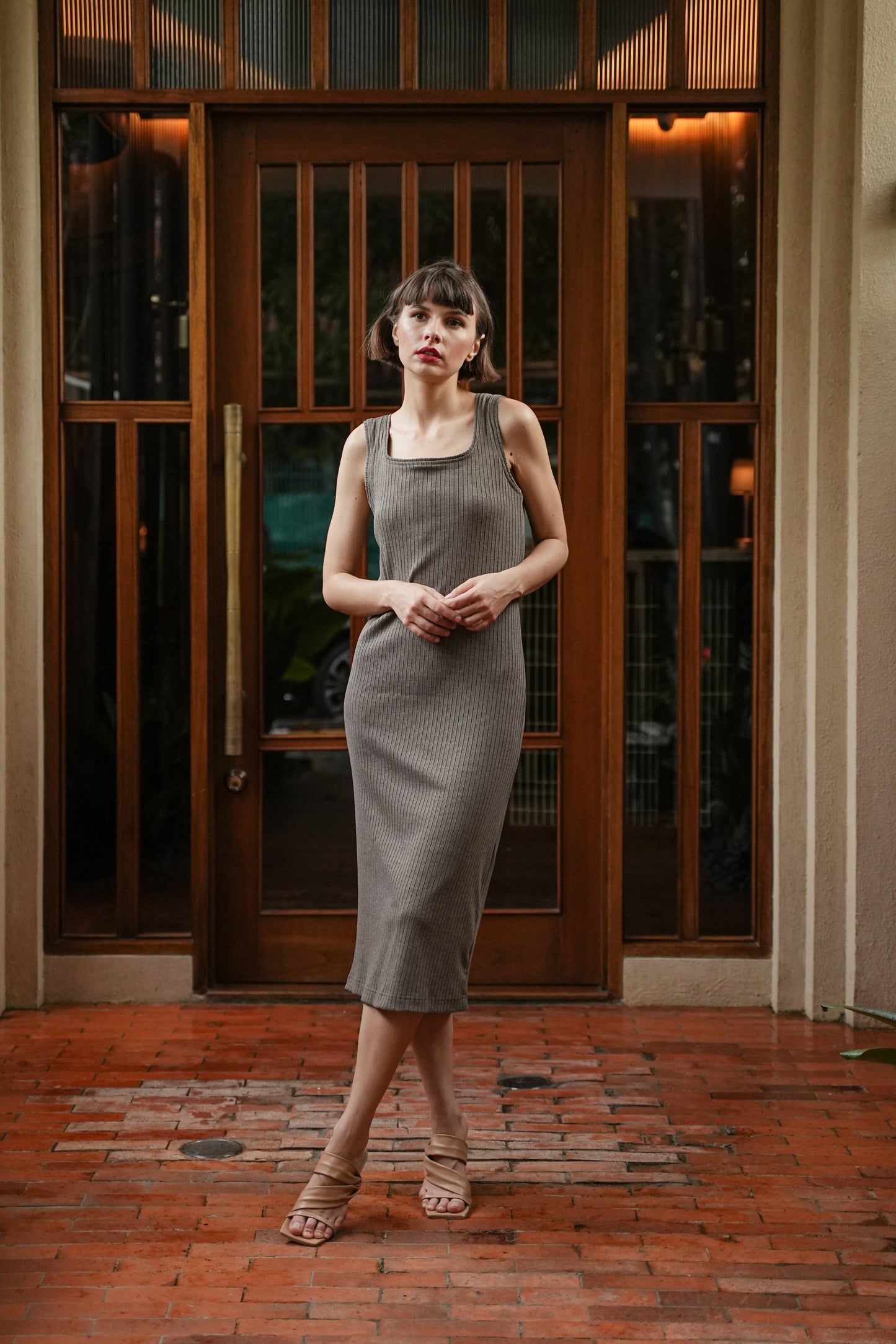 DEFECT 10% - NEW MELLISA DRESS IN MERCURY