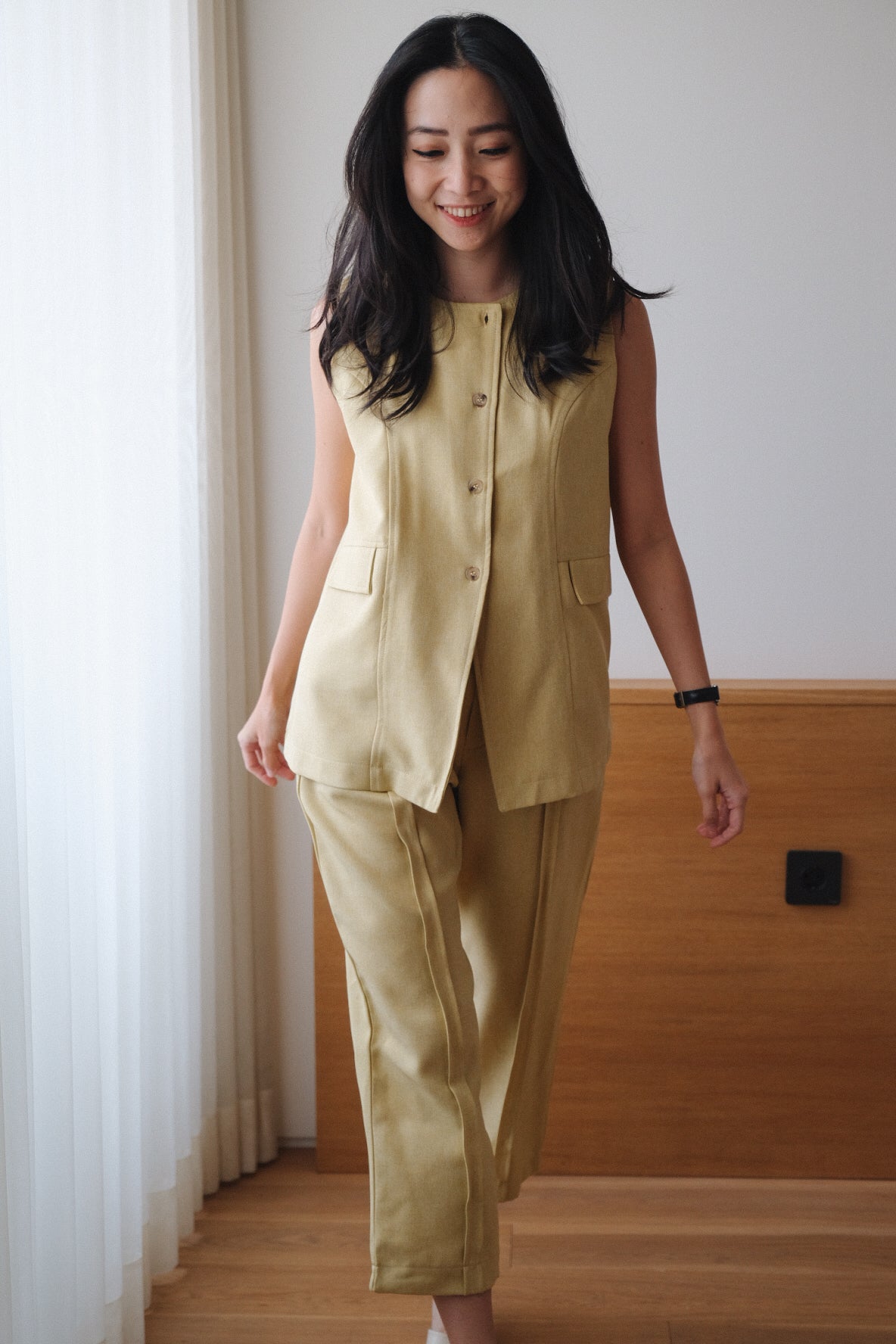 MARGOT TOP IN LIME PUNCH