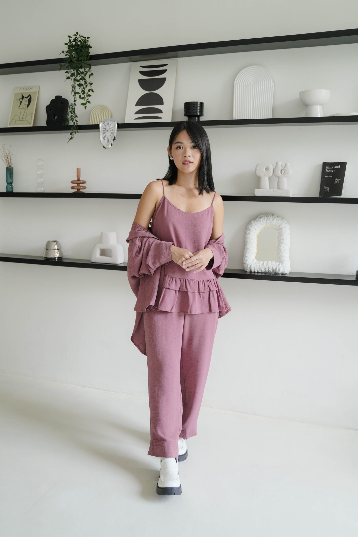 SOOYA TANK IN SUGAR ROSE