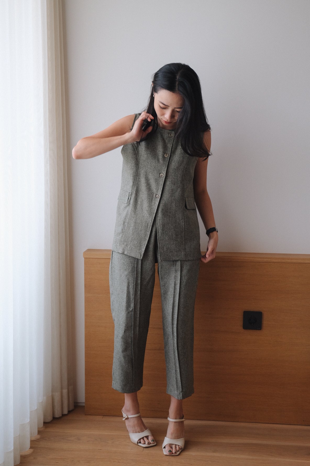 MARGOT TOP IN BAKED PEAS