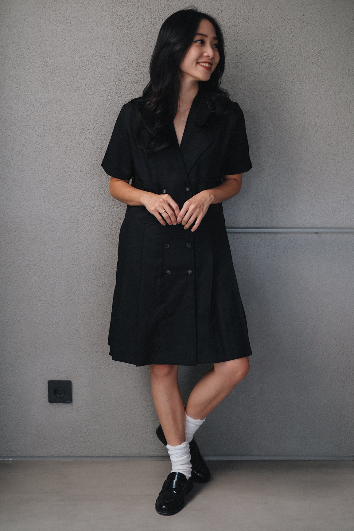 SERAPHINE DRESS IN AMERICANO