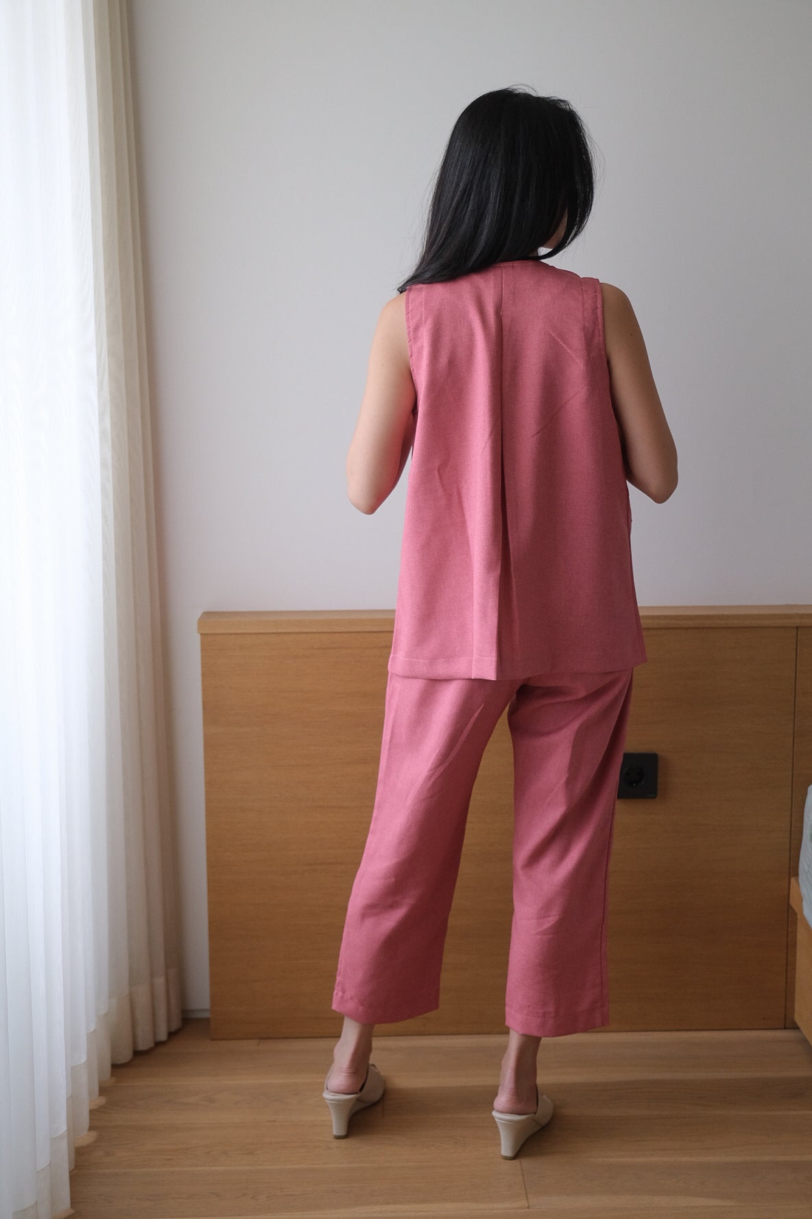 MARGOT TOP IN COSMO PINK