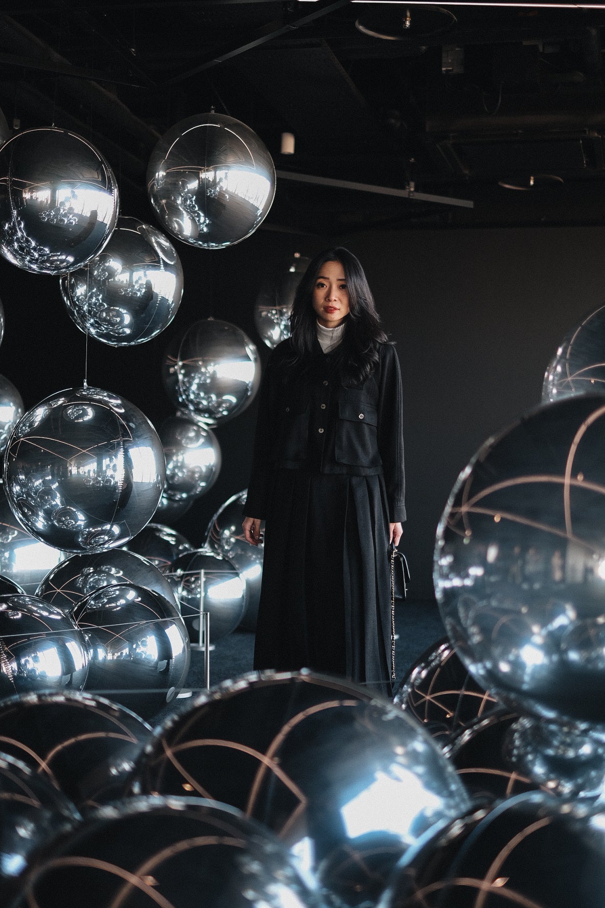 NEW AGATHA SKIRT IN DEEP BLACK