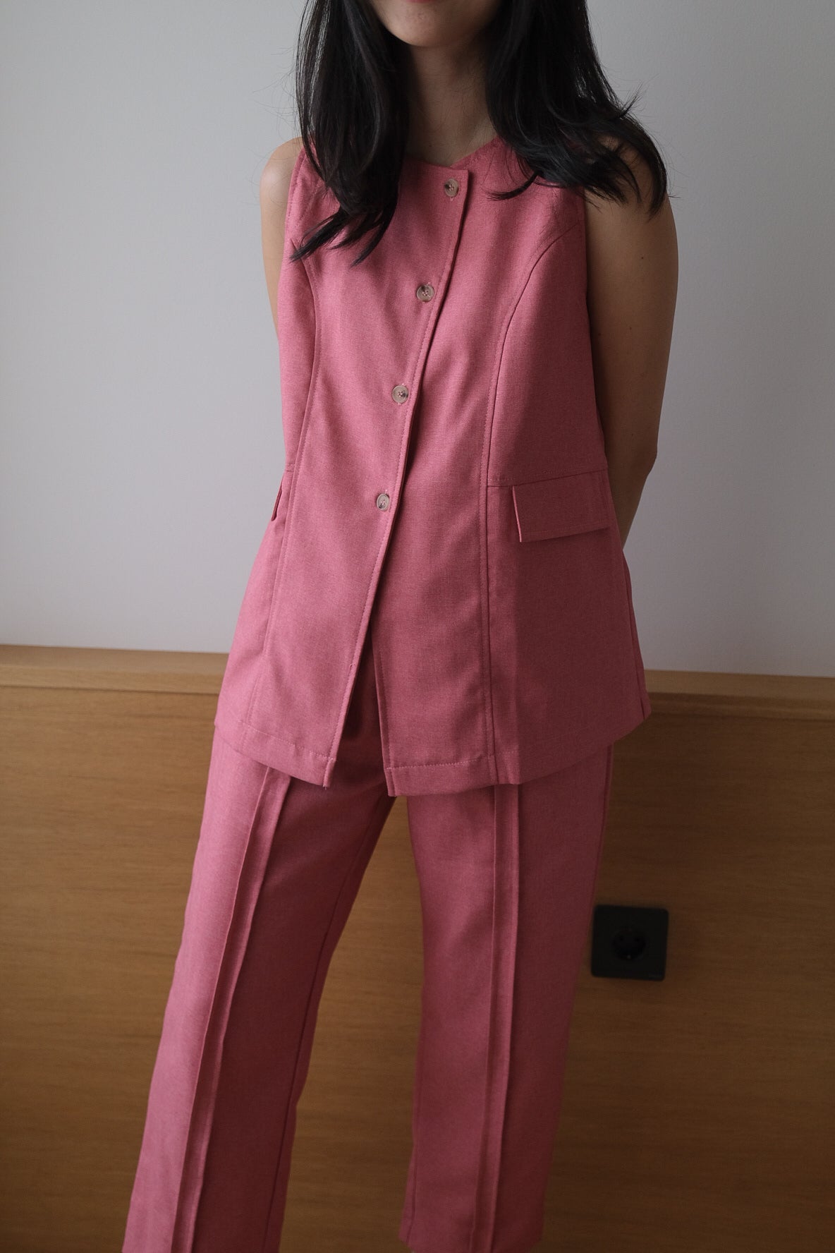 MARGOT TOP IN COSMO PINK