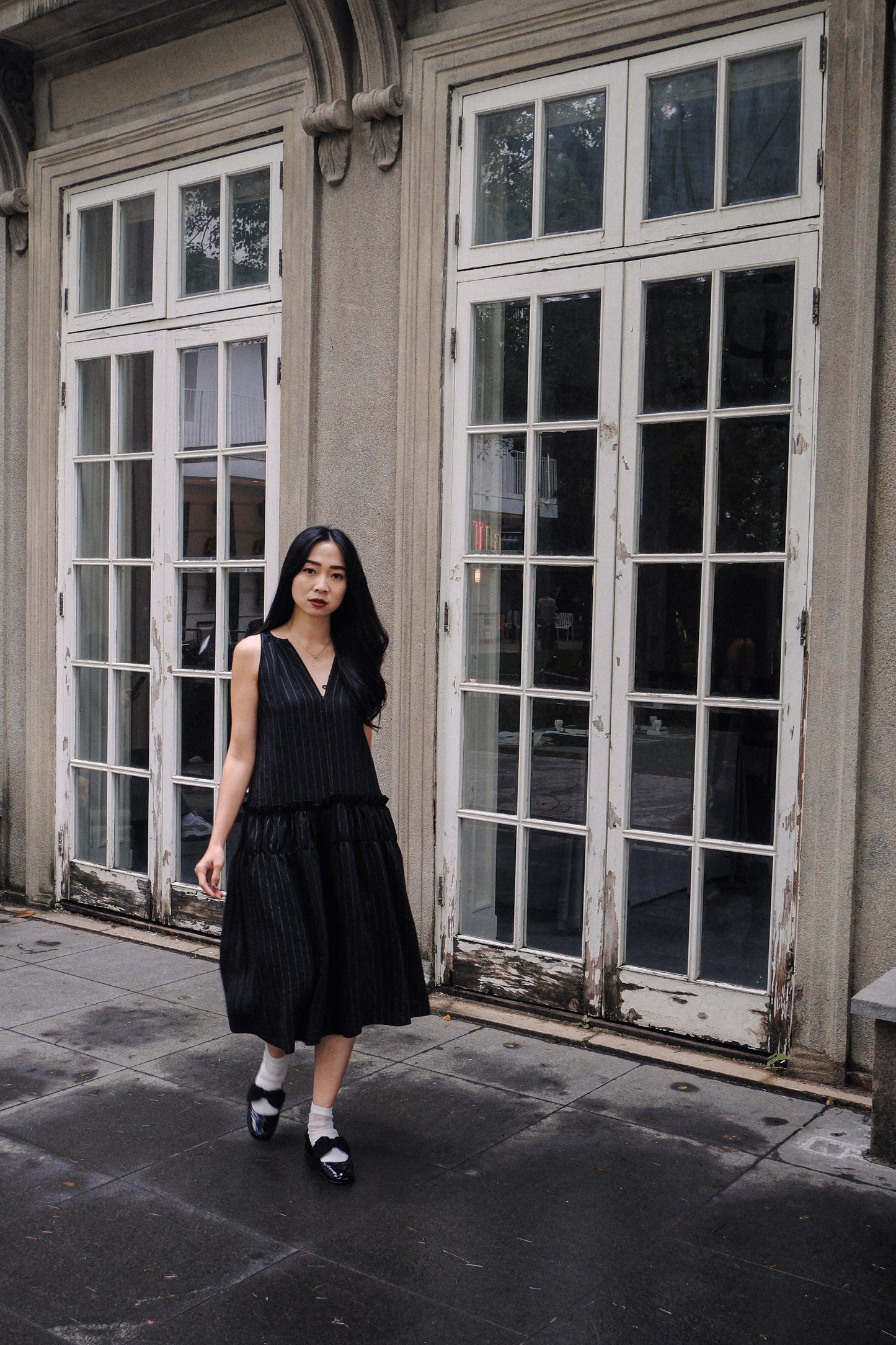 CASA DRESS IN BLACK BEAN