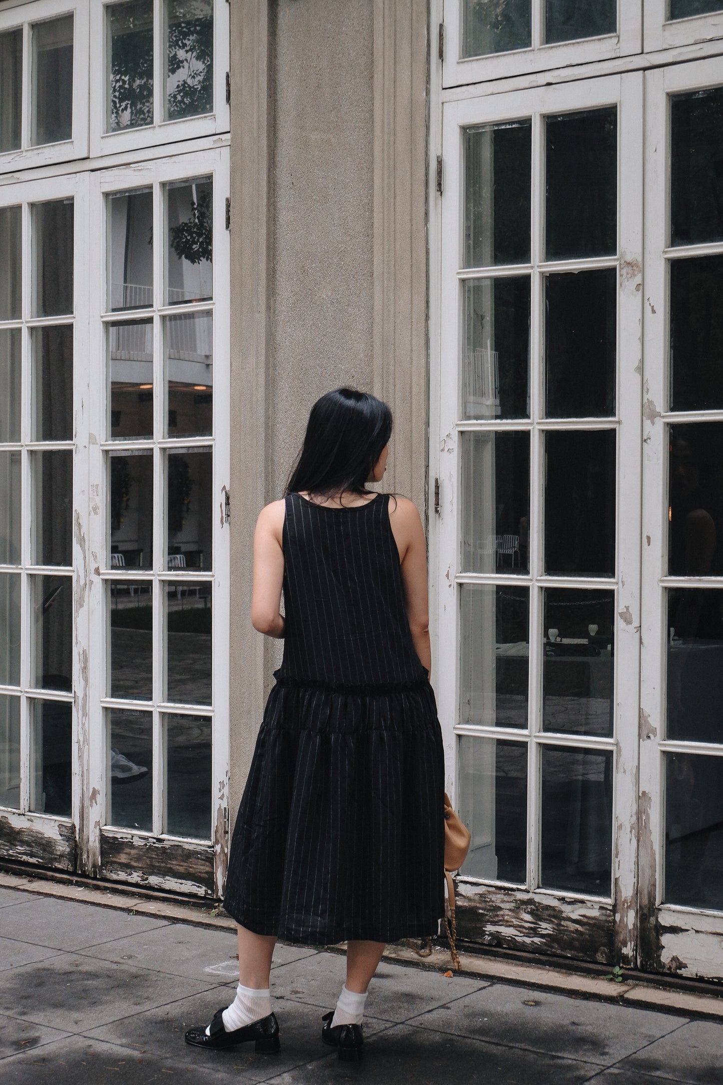 CASA DRESS IN BLACK BEAN