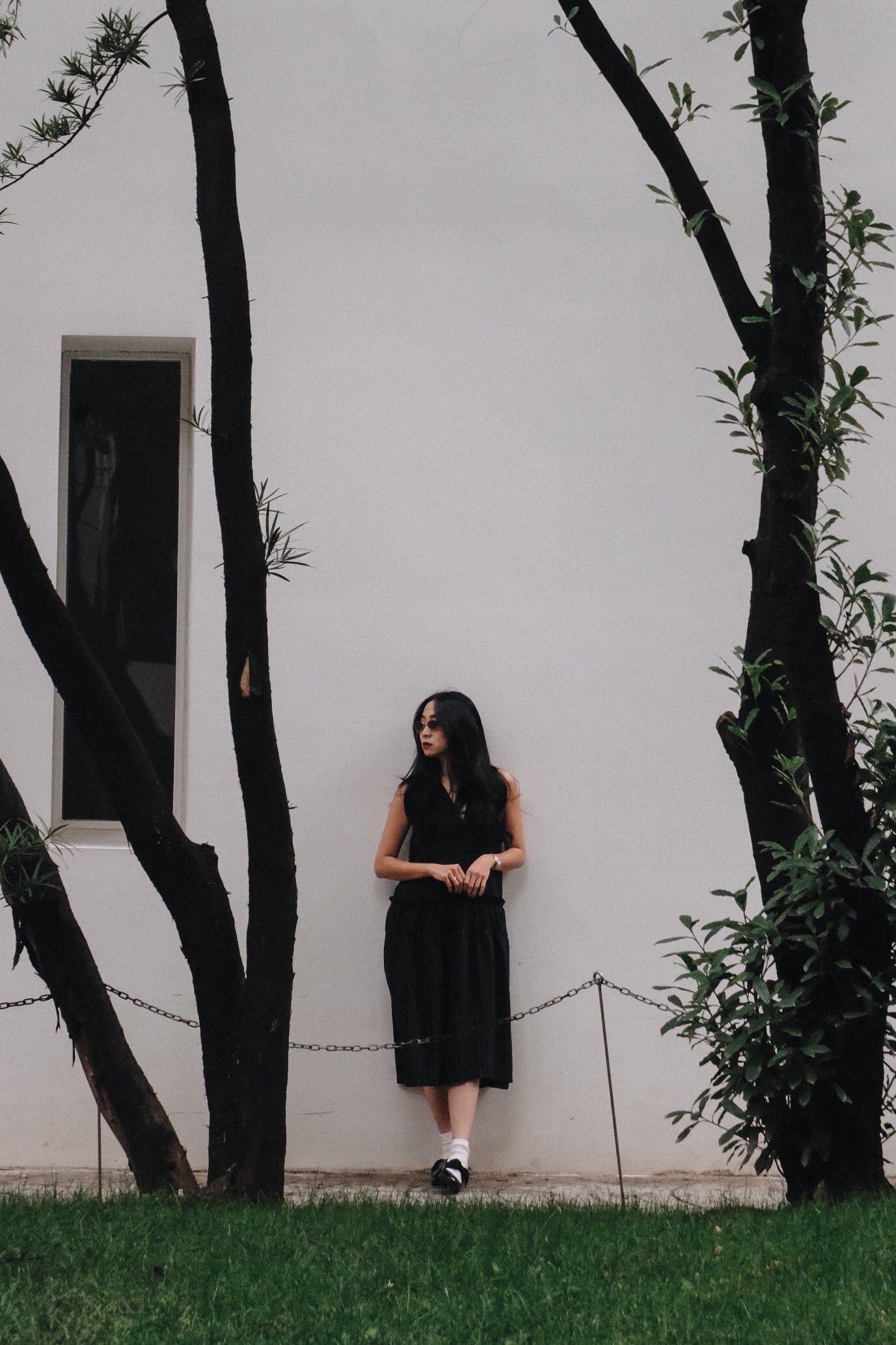 CASA DRESS IN BLACK BEAN