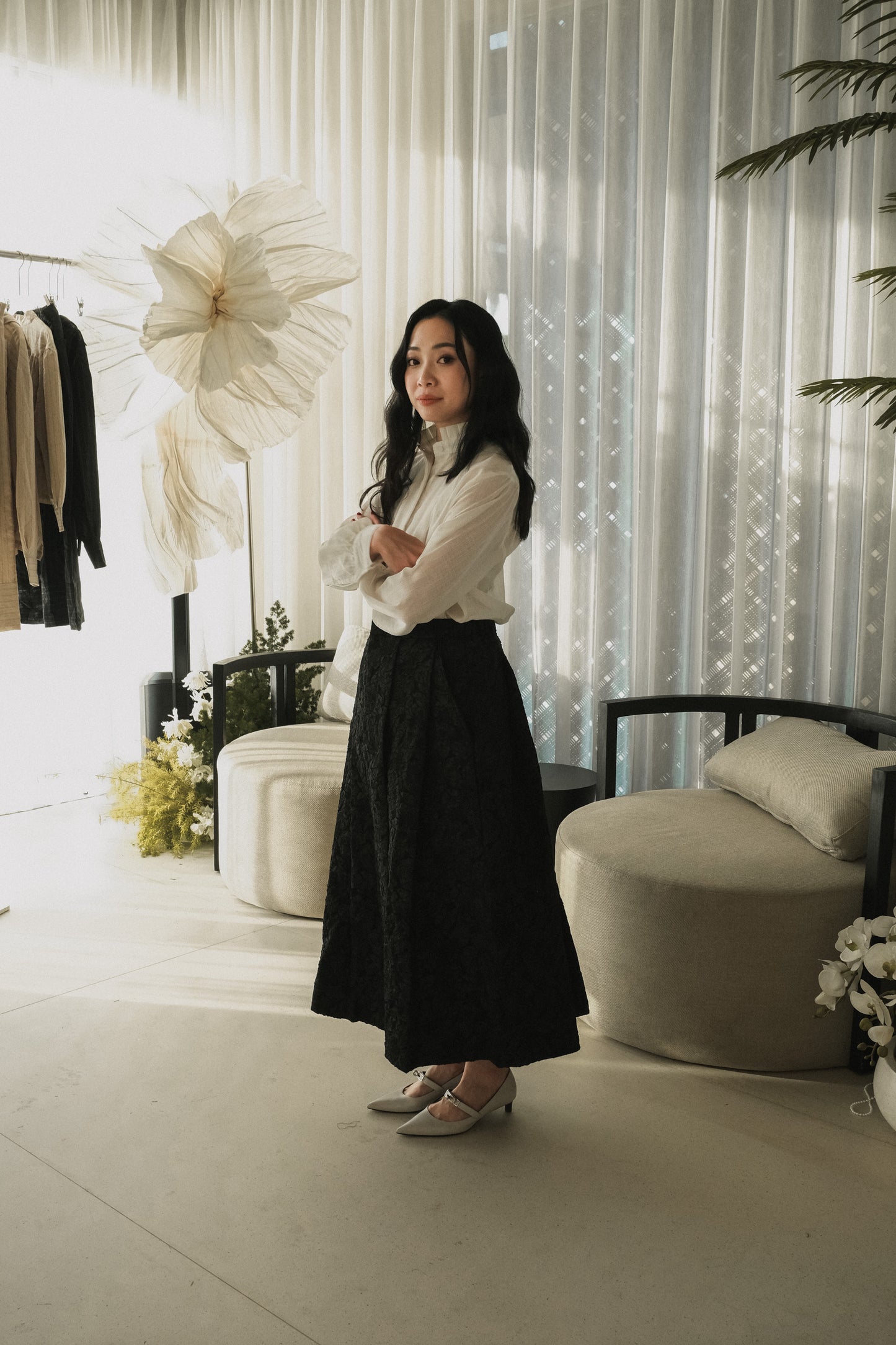SABINE SKIRT IN NOIR