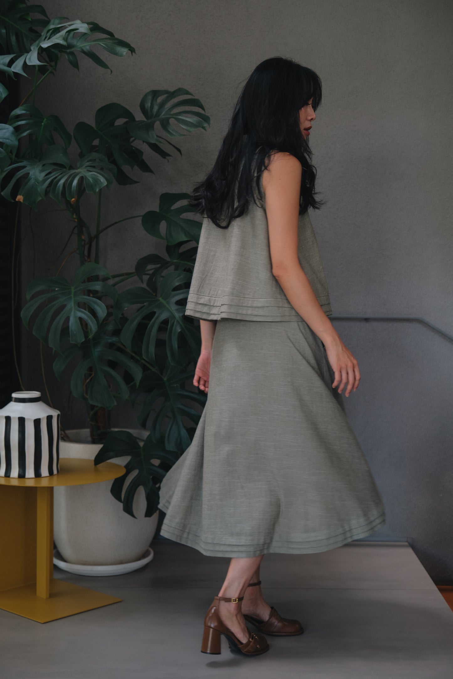 MIA TOP IN CABBAGE
