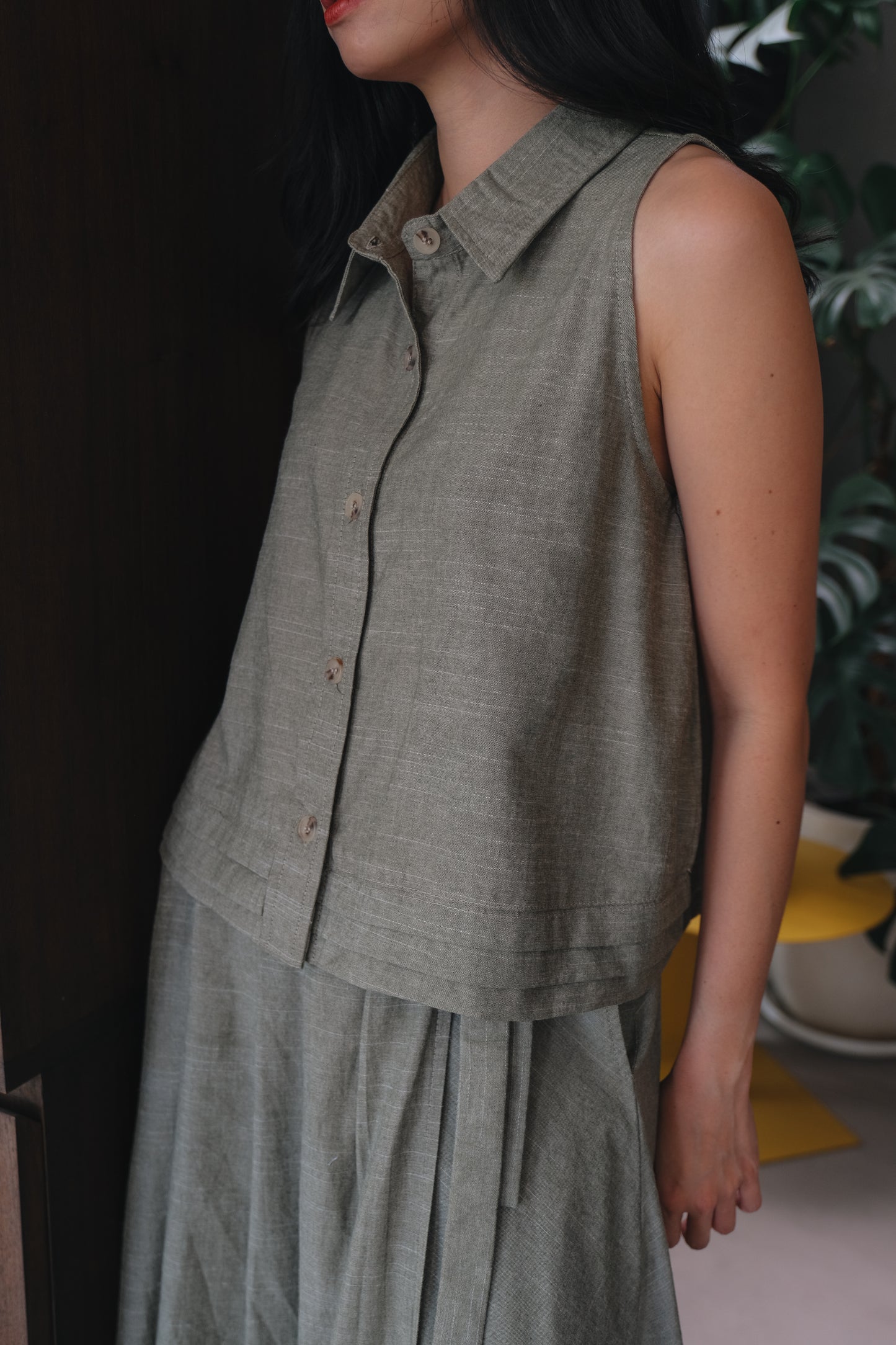 MIA TOP IN CABBAGE