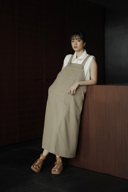 TADAO OVERALL IN POSSY GREEN
