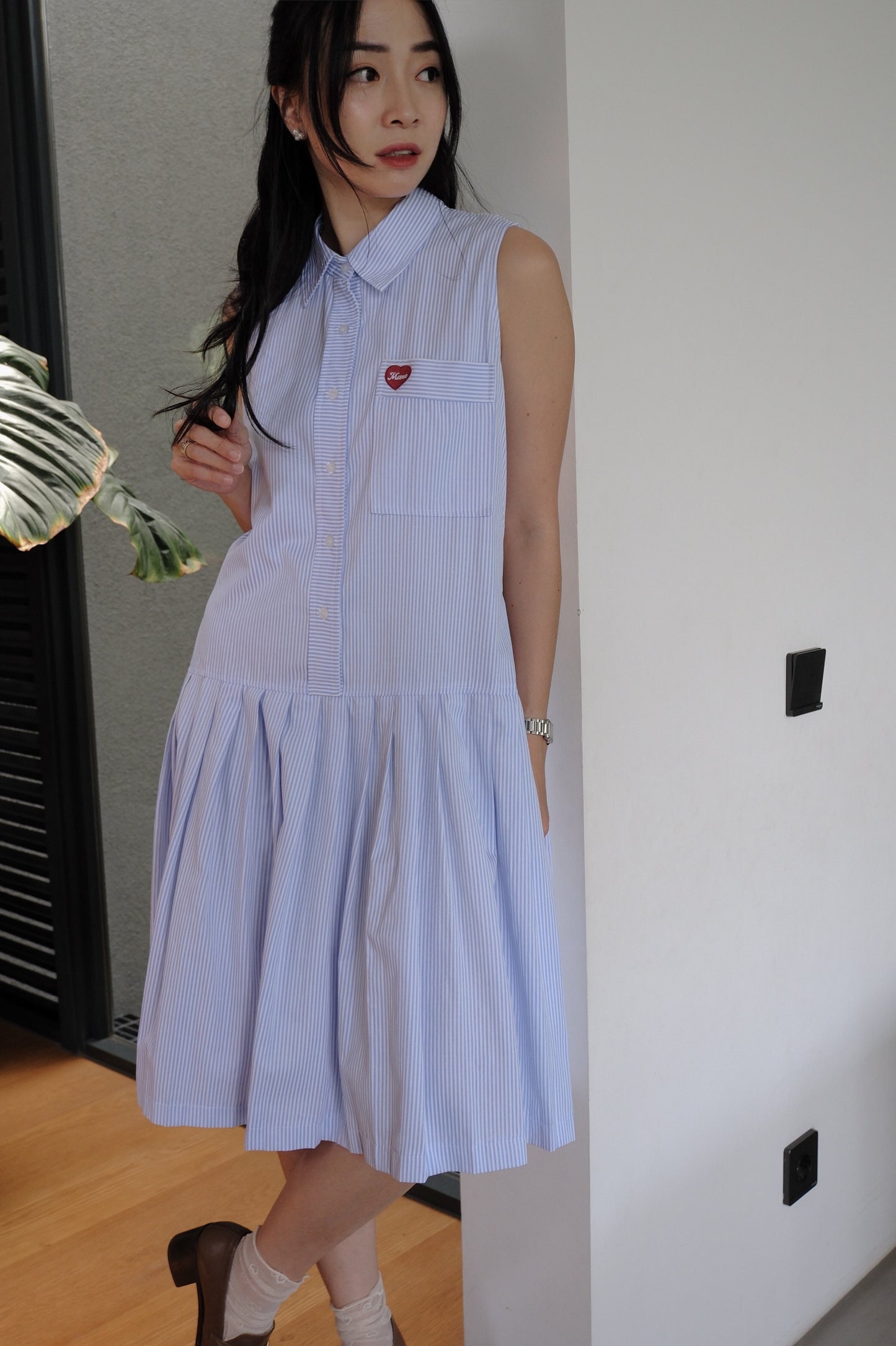 JORDIE DRESS IN DAISY BLUE
