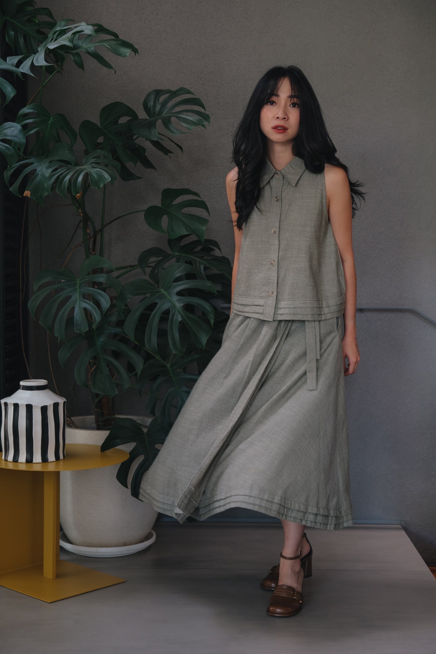 MIA TOP IN CABBAGE