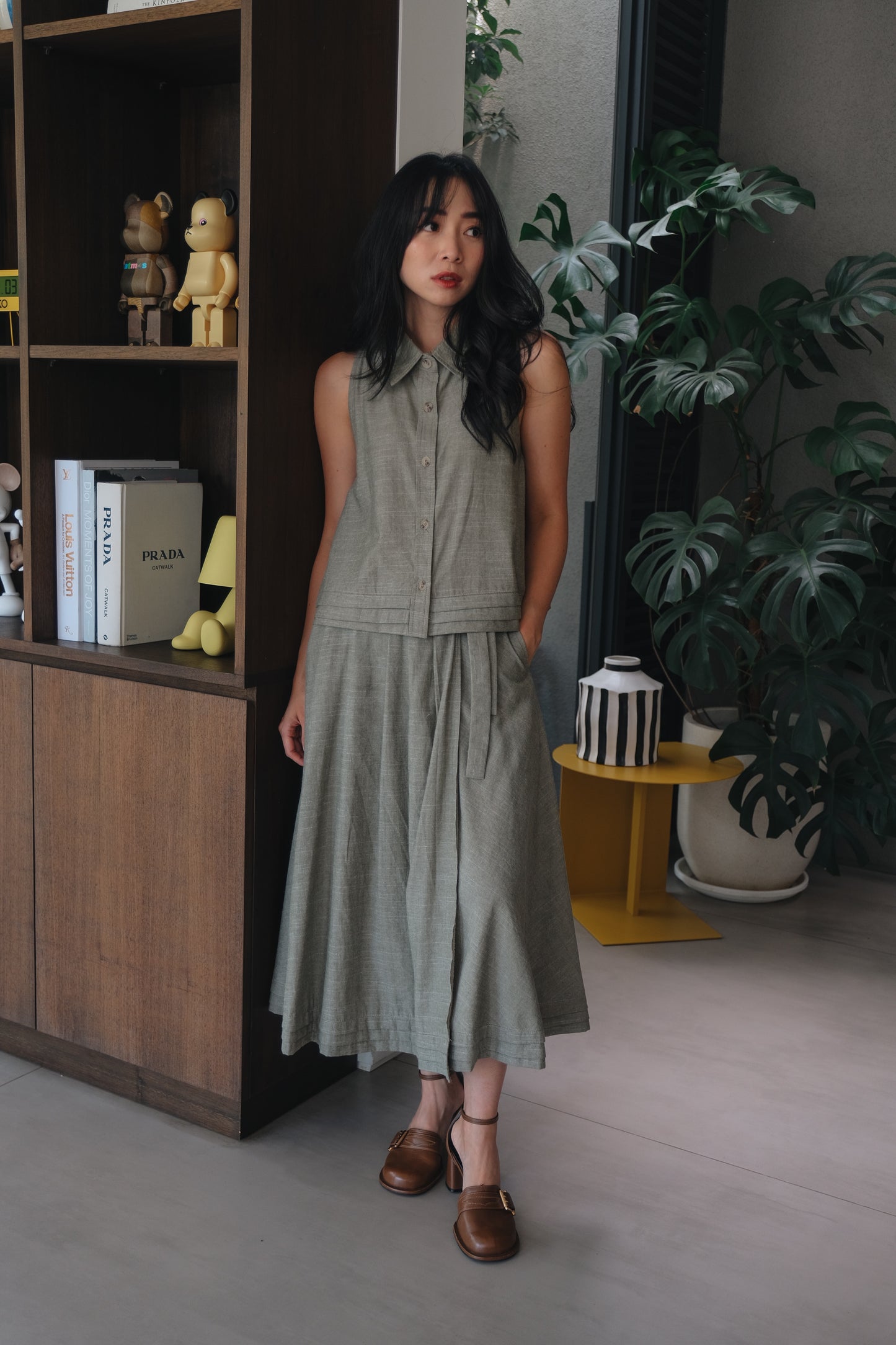 MIA TOP IN CABBAGE