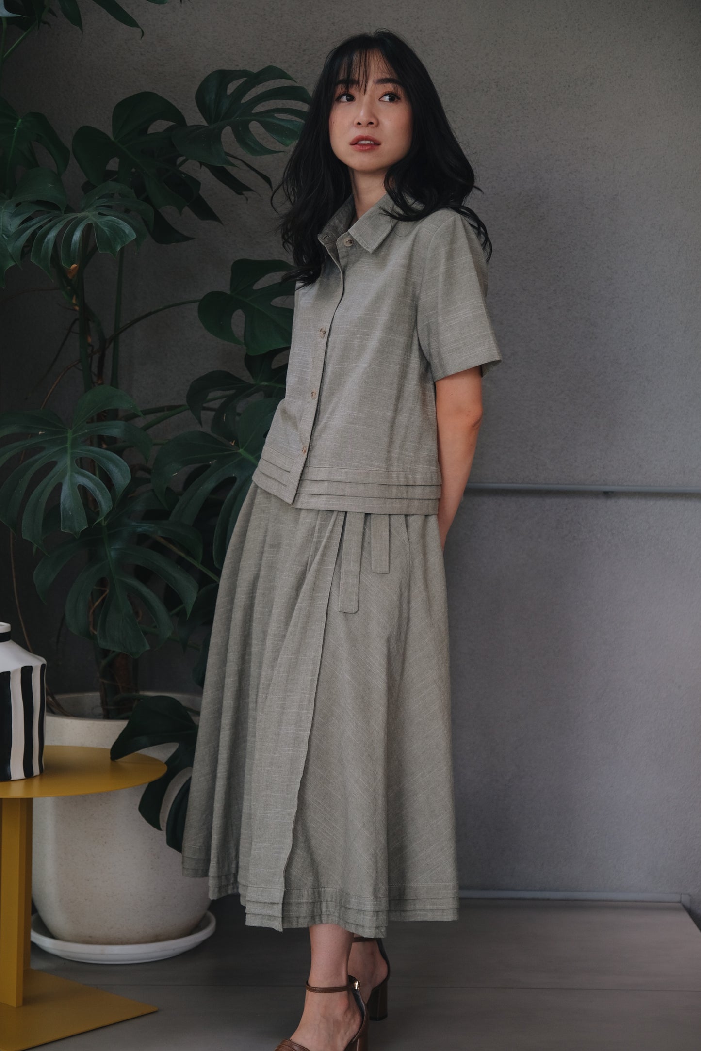 MIA TOP IN CABBAGE