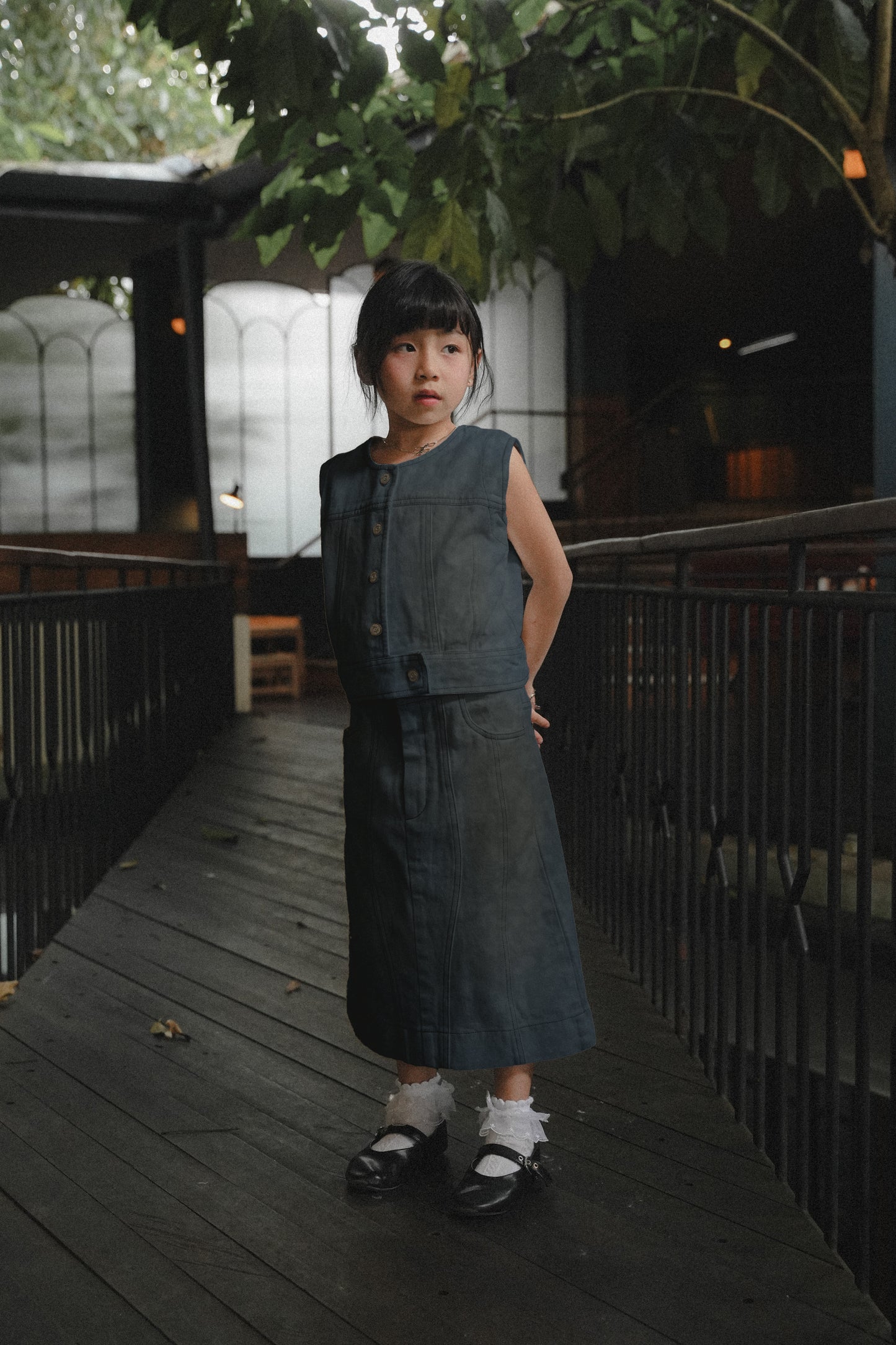 MINI SEREN SKIRT IN FUDGE