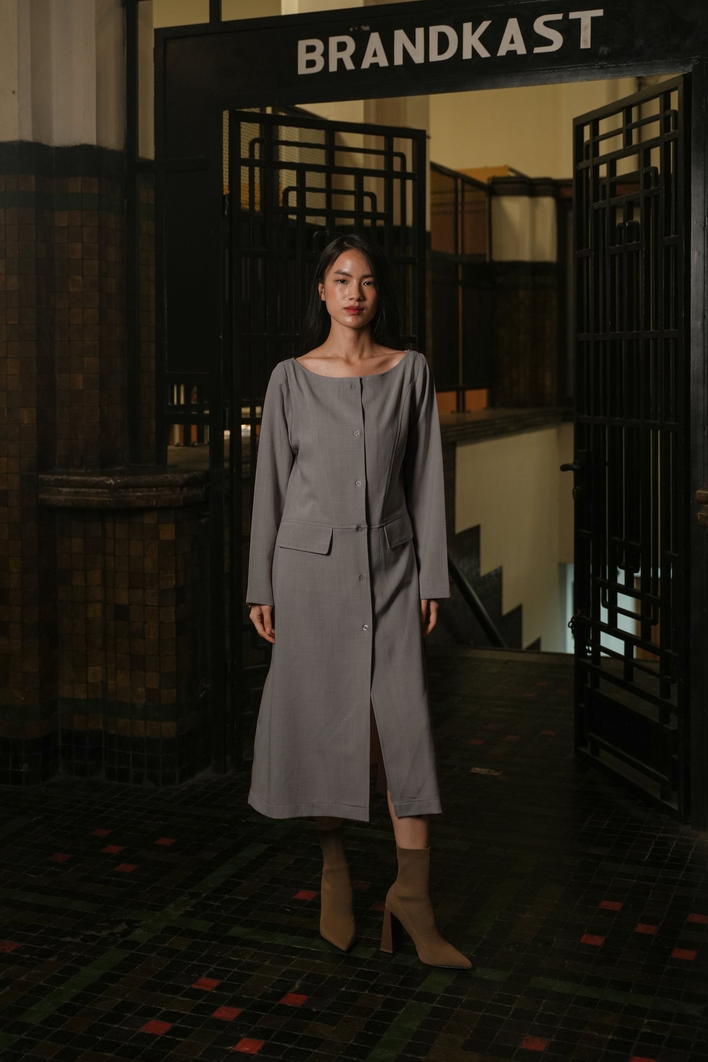 LAMER DRESS IN PECAN