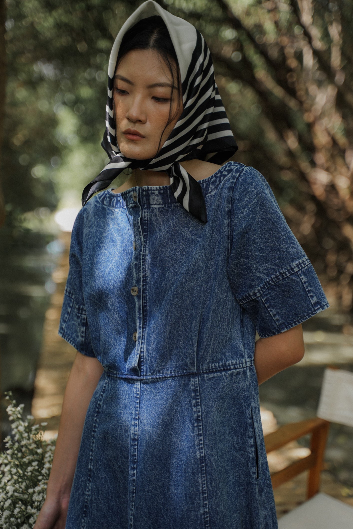 BELLATRIX REVERSIBLE DRESS REGALE BLUE