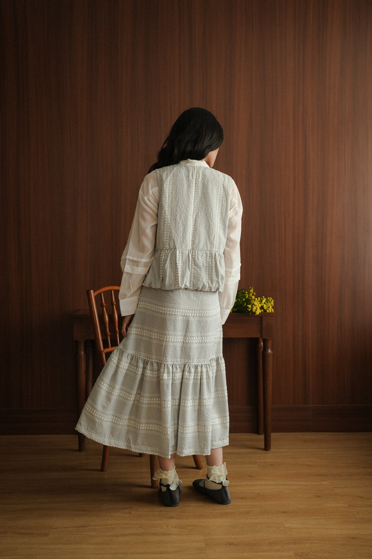 FROLLA VEST IN FOG