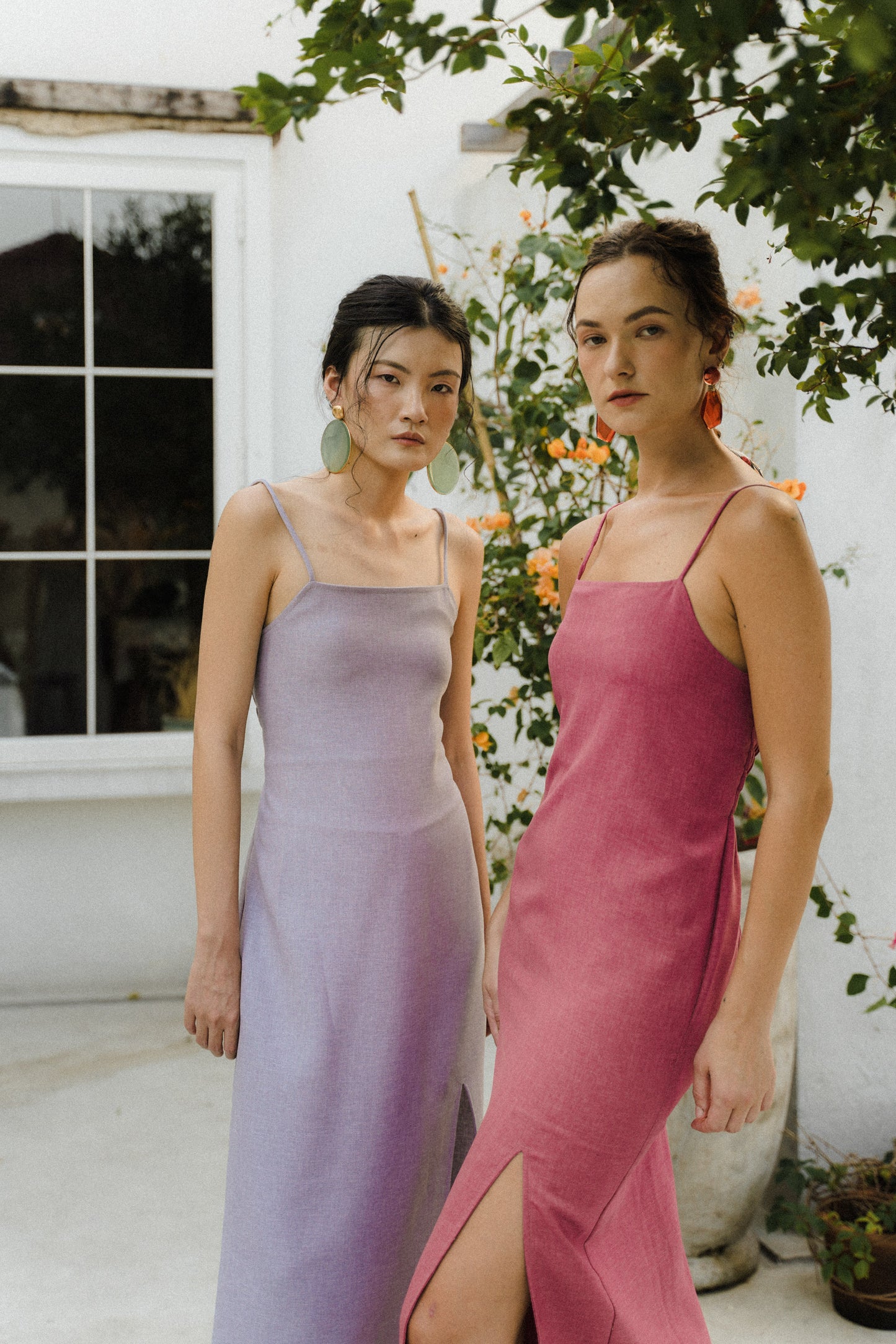 TUSCANY DRESS PINK FLAMBE