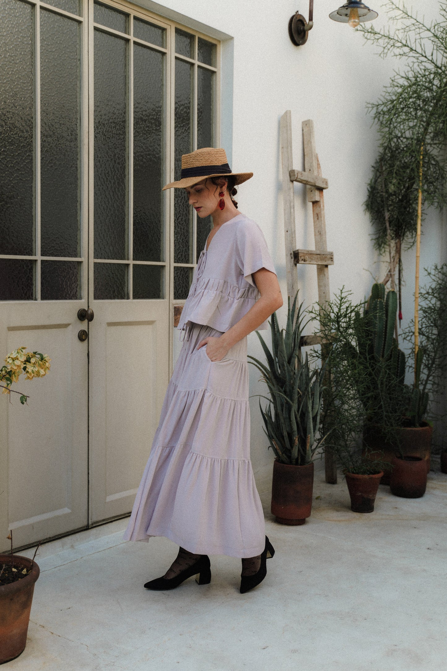 HULLA SKIRT IN SILVER PLATE
