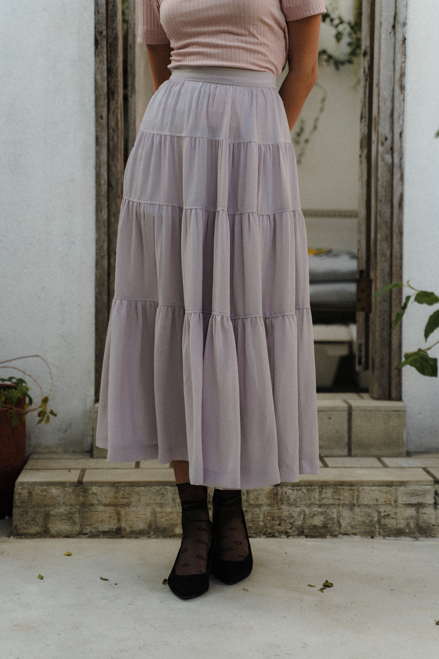 HULLA SKIRT IN SILVER PLATE