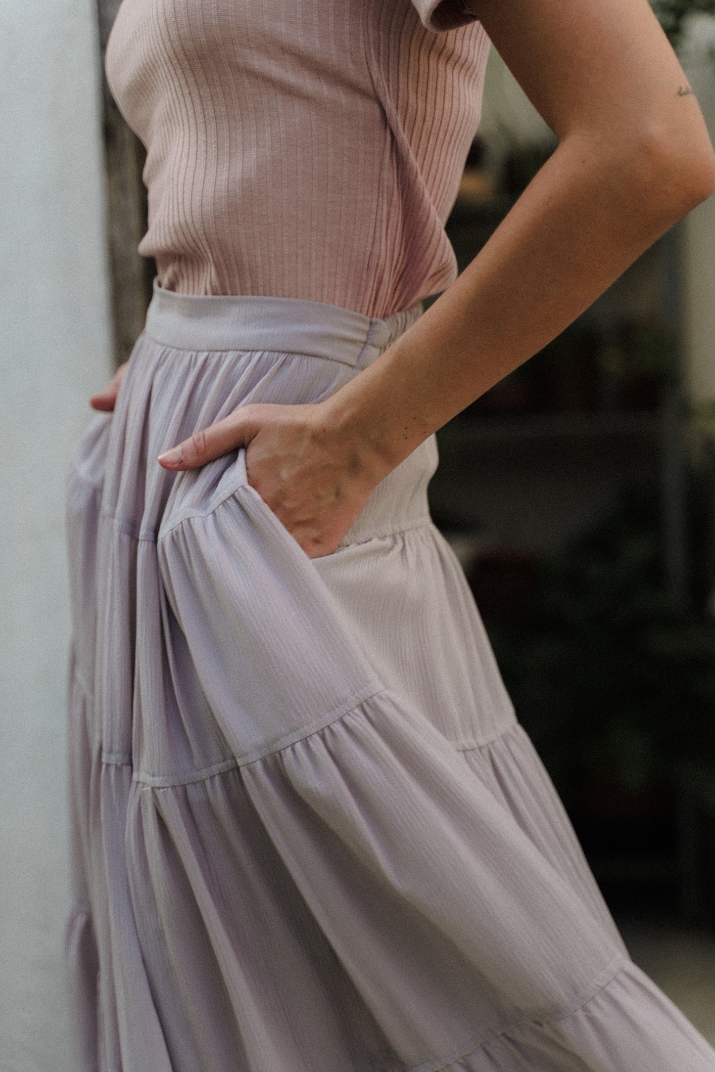 HULLA SKIRT IN SILVER PLATE