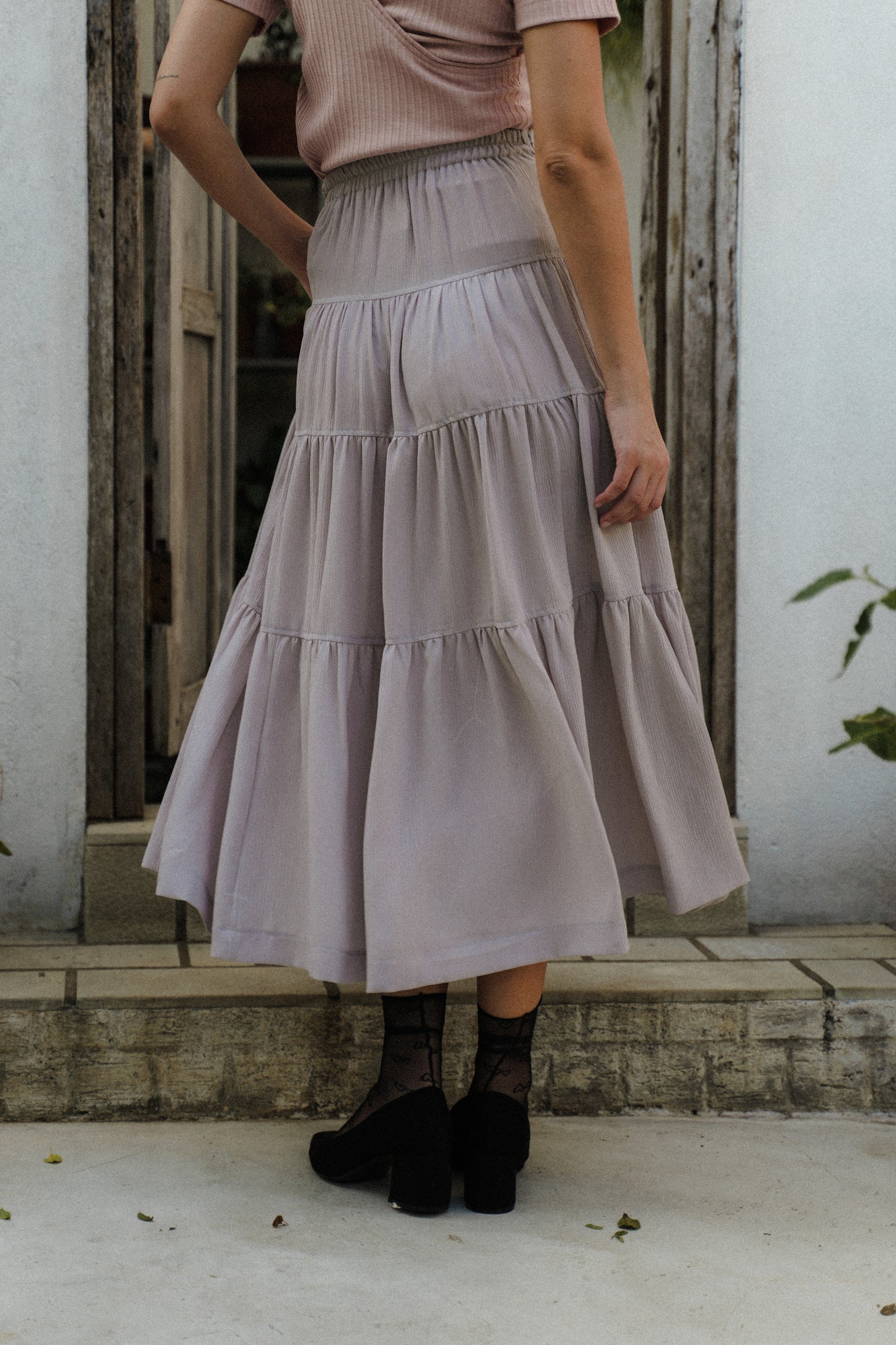 HULLA SKIRT IN SILVER PLATE