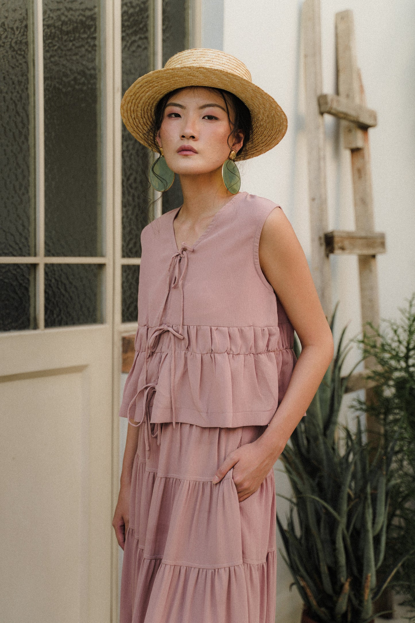 HULLA SKIRT IN WILD PEONY