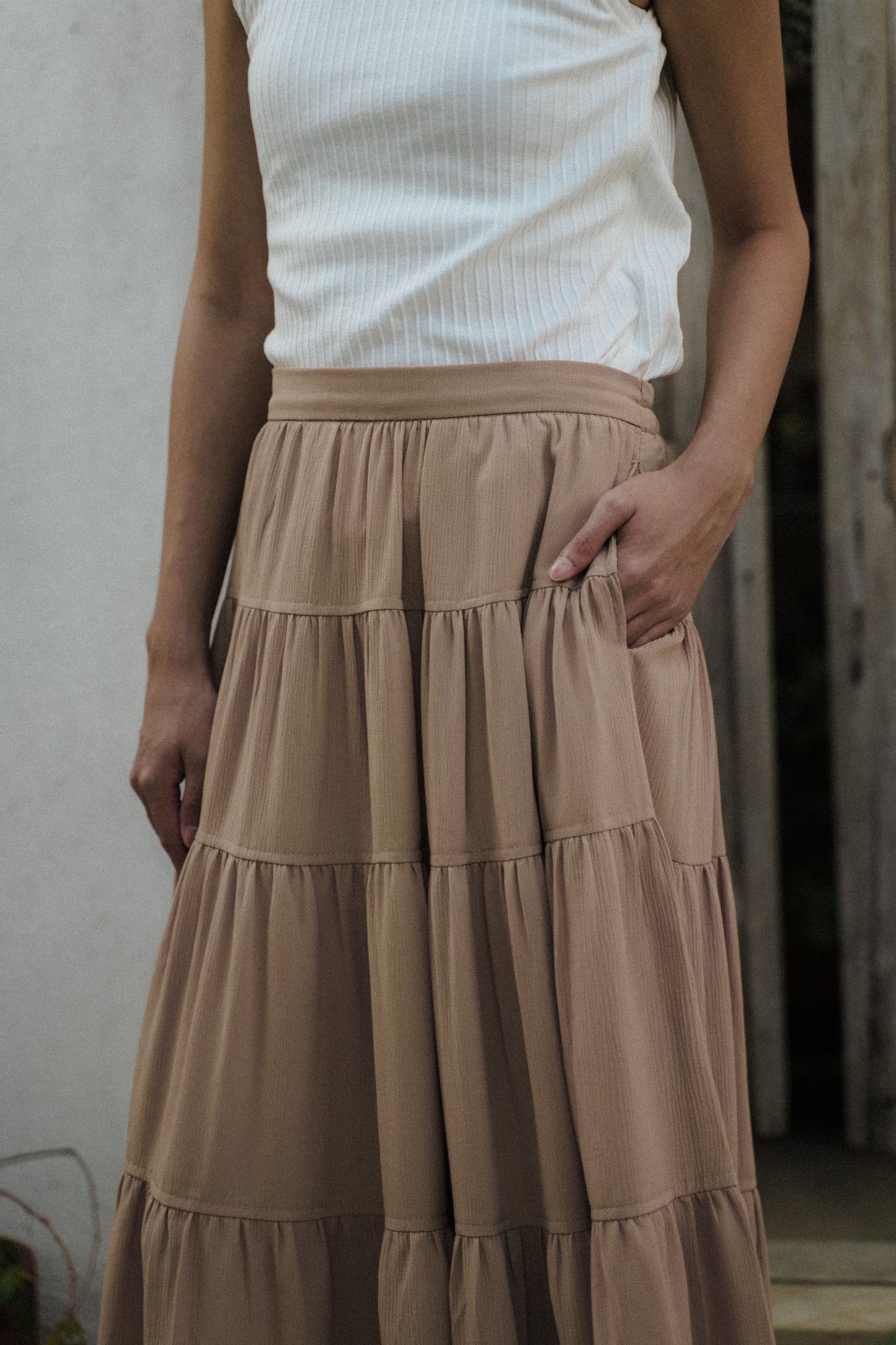 HULLA SKIRT IN FRENCH TOAST