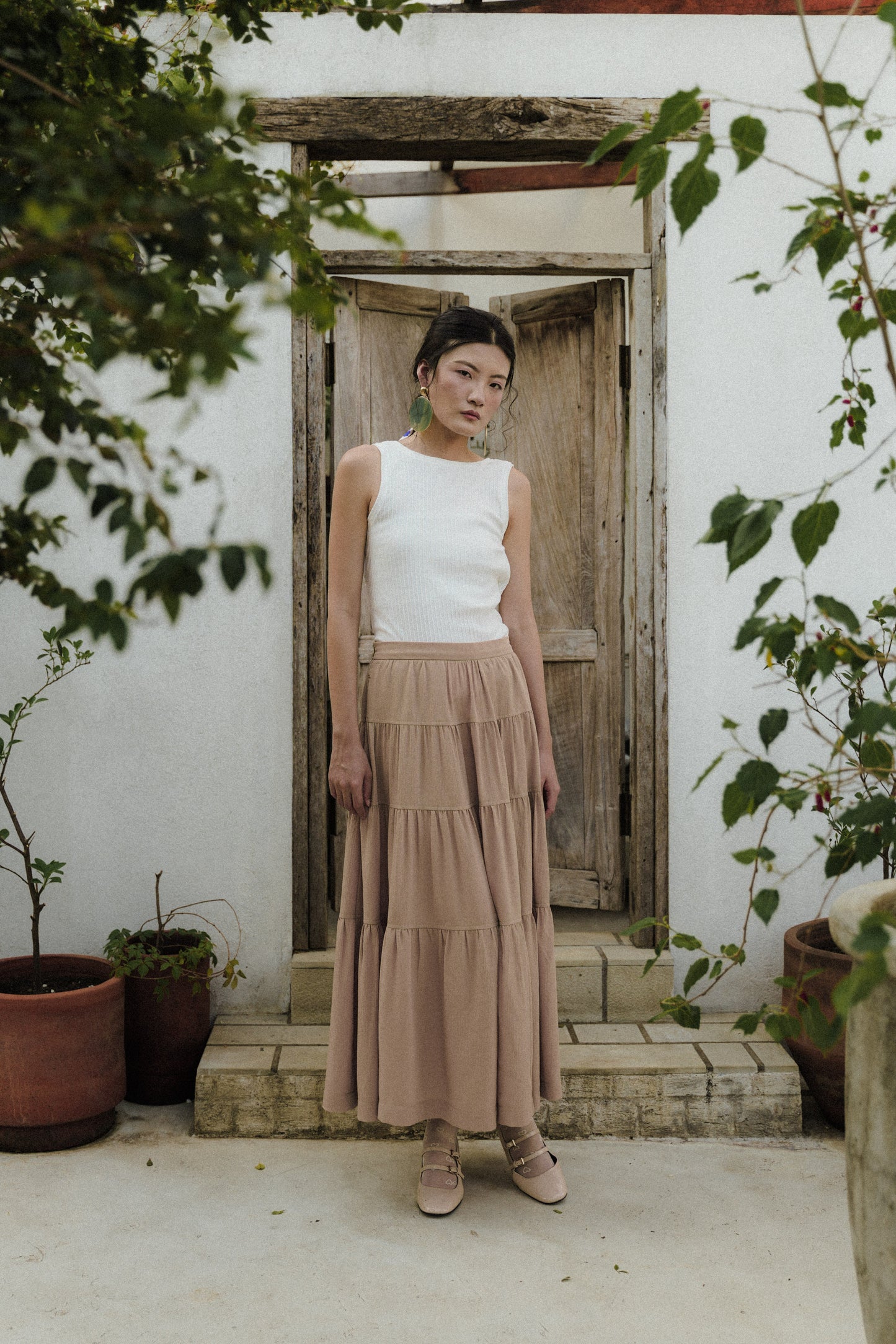 HULLA SKIRT IN FRENCH TOAST