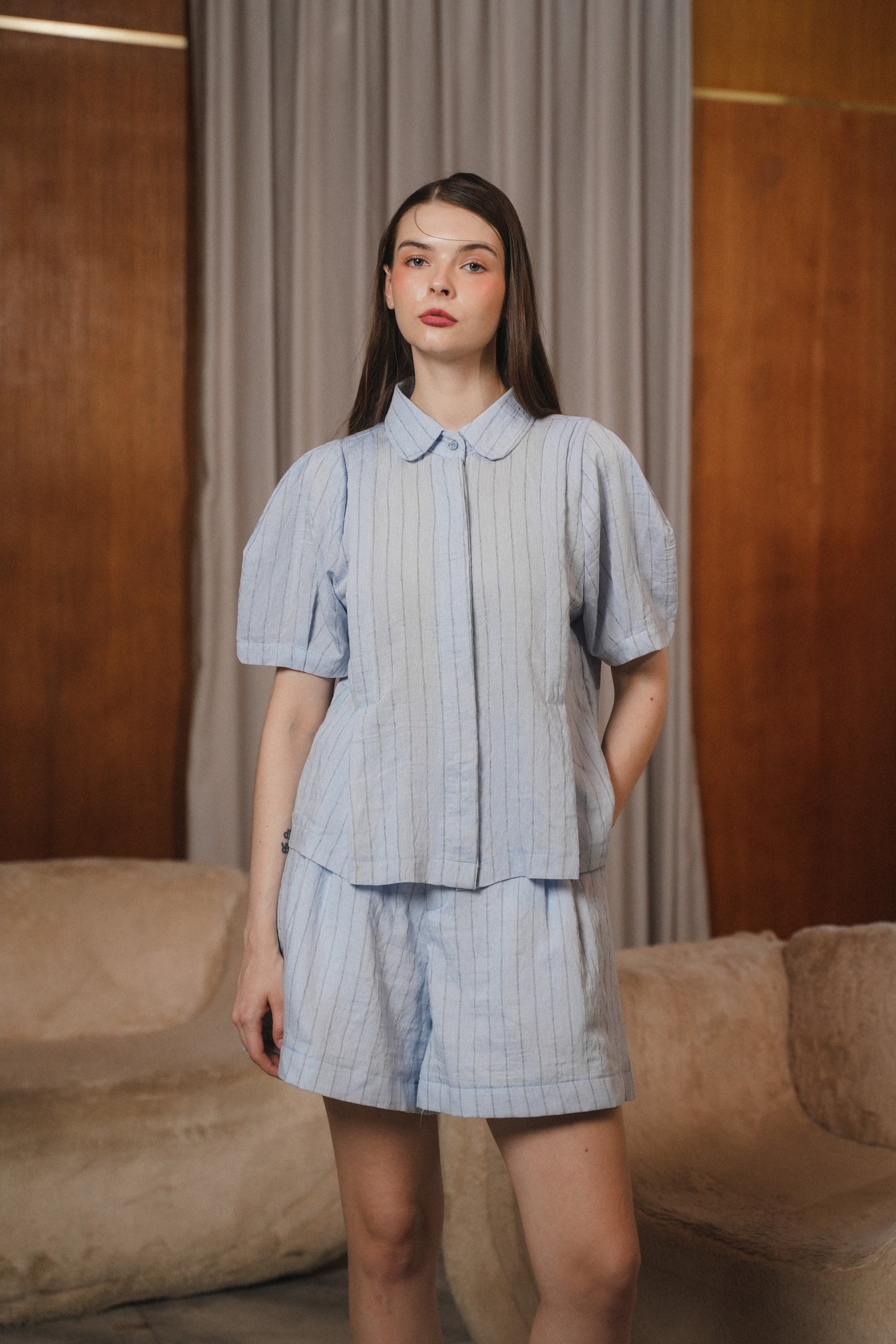 COLETTE TOP IN BLUEBELL