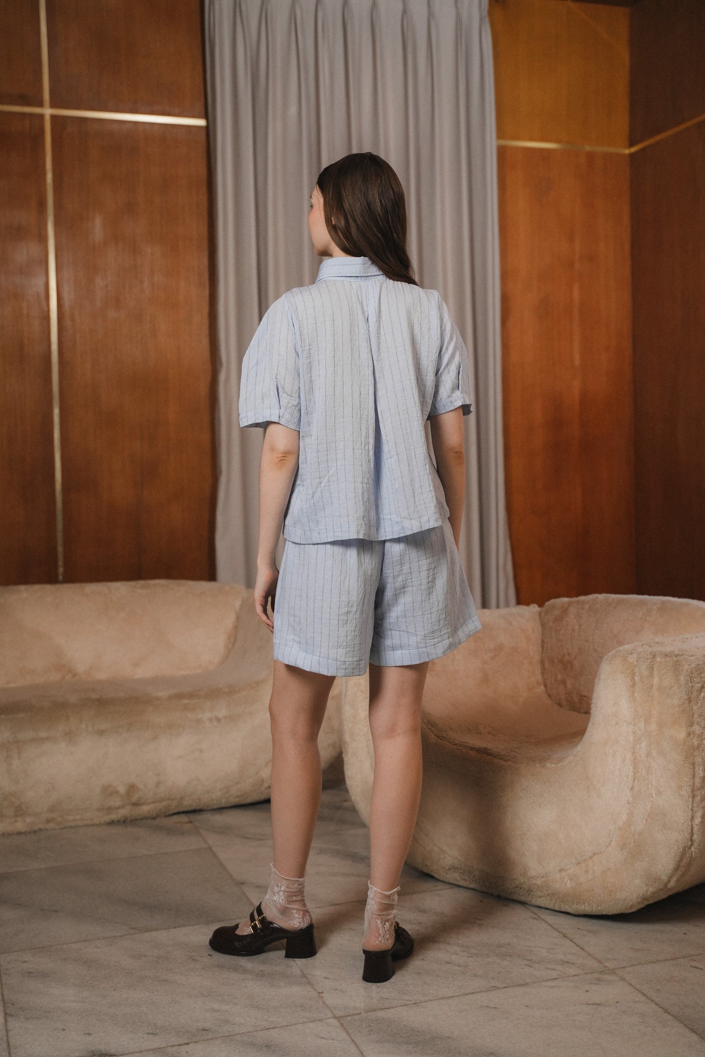 COLETTE TOP IN BLUEBELL