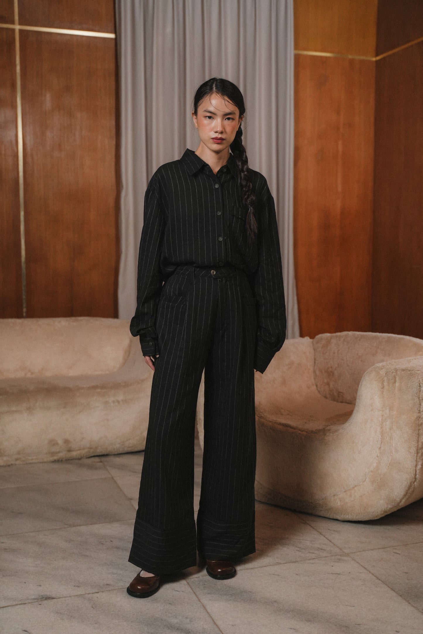 ALBA PANT IN BLACKBEAN