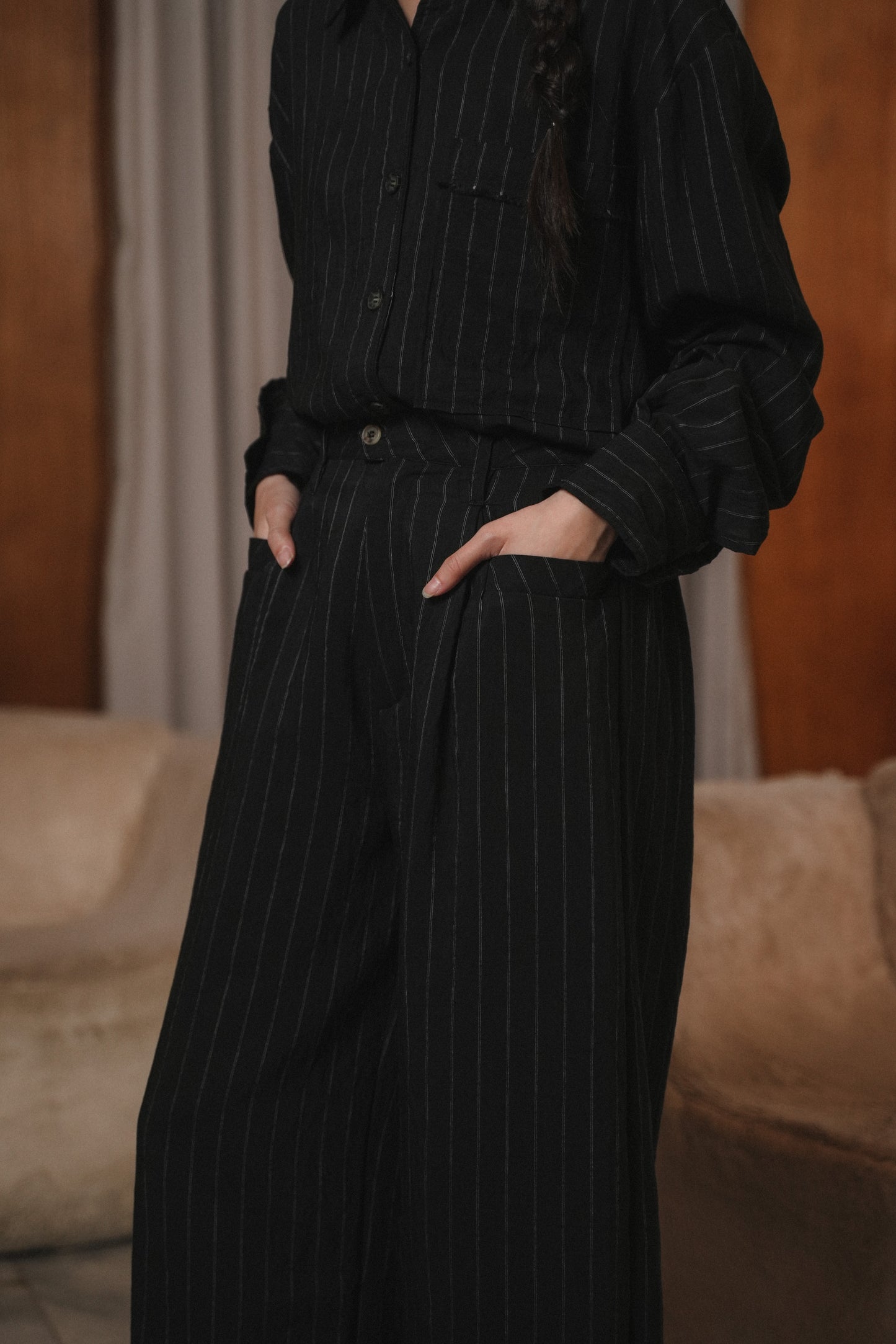 ALBA PANT IN BLACKBEAN