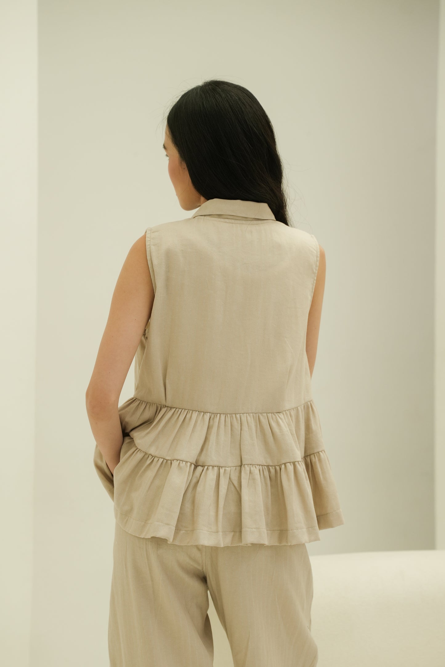 LYRA TOP IN BUTTER