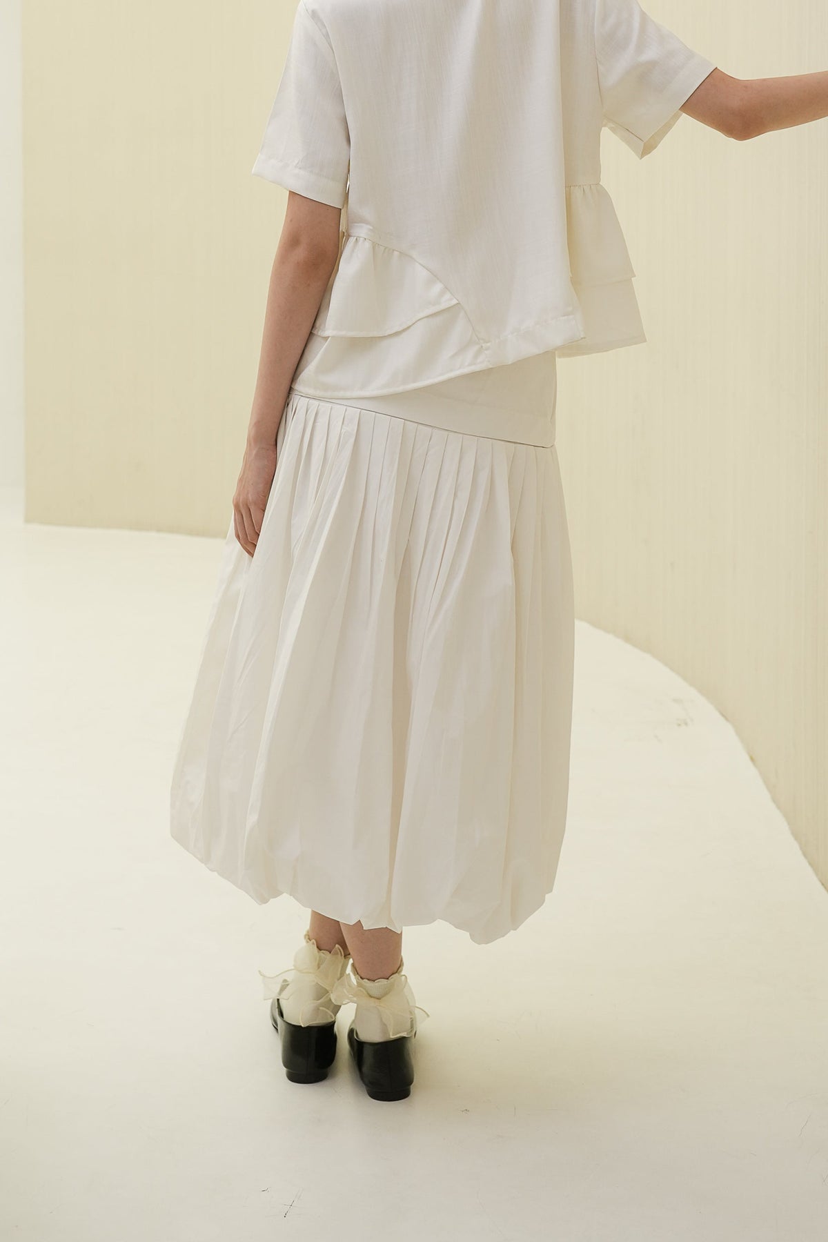 SOREN SKIRT IN SNOW WHITE