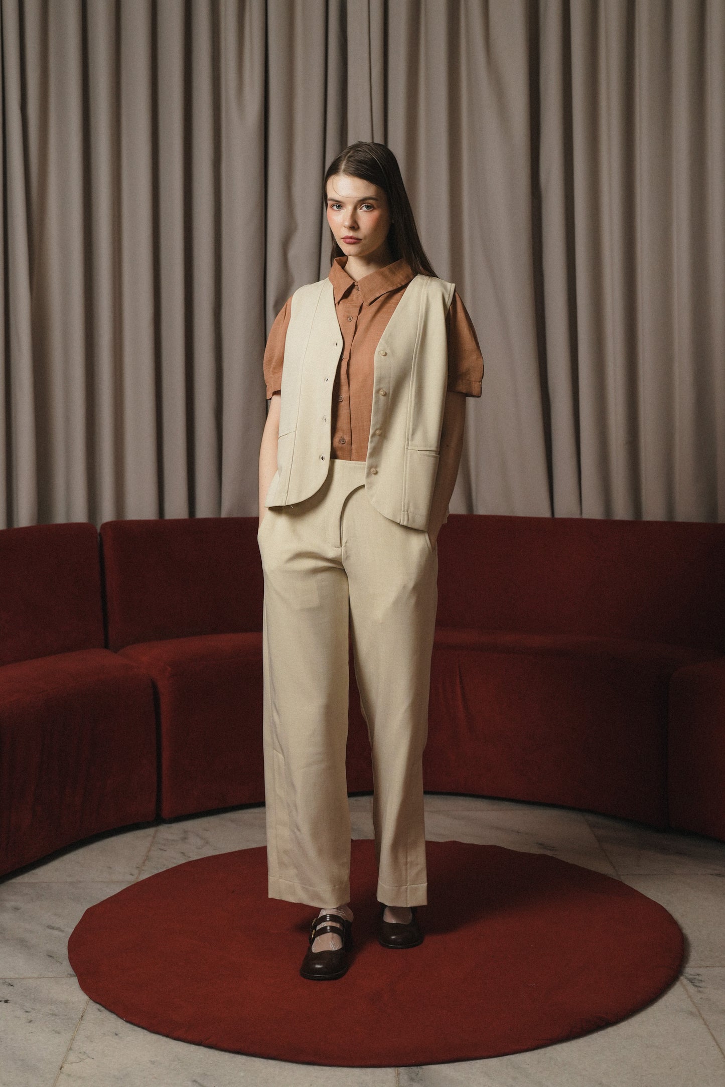 THALIA PANTS IN PARMESSAN