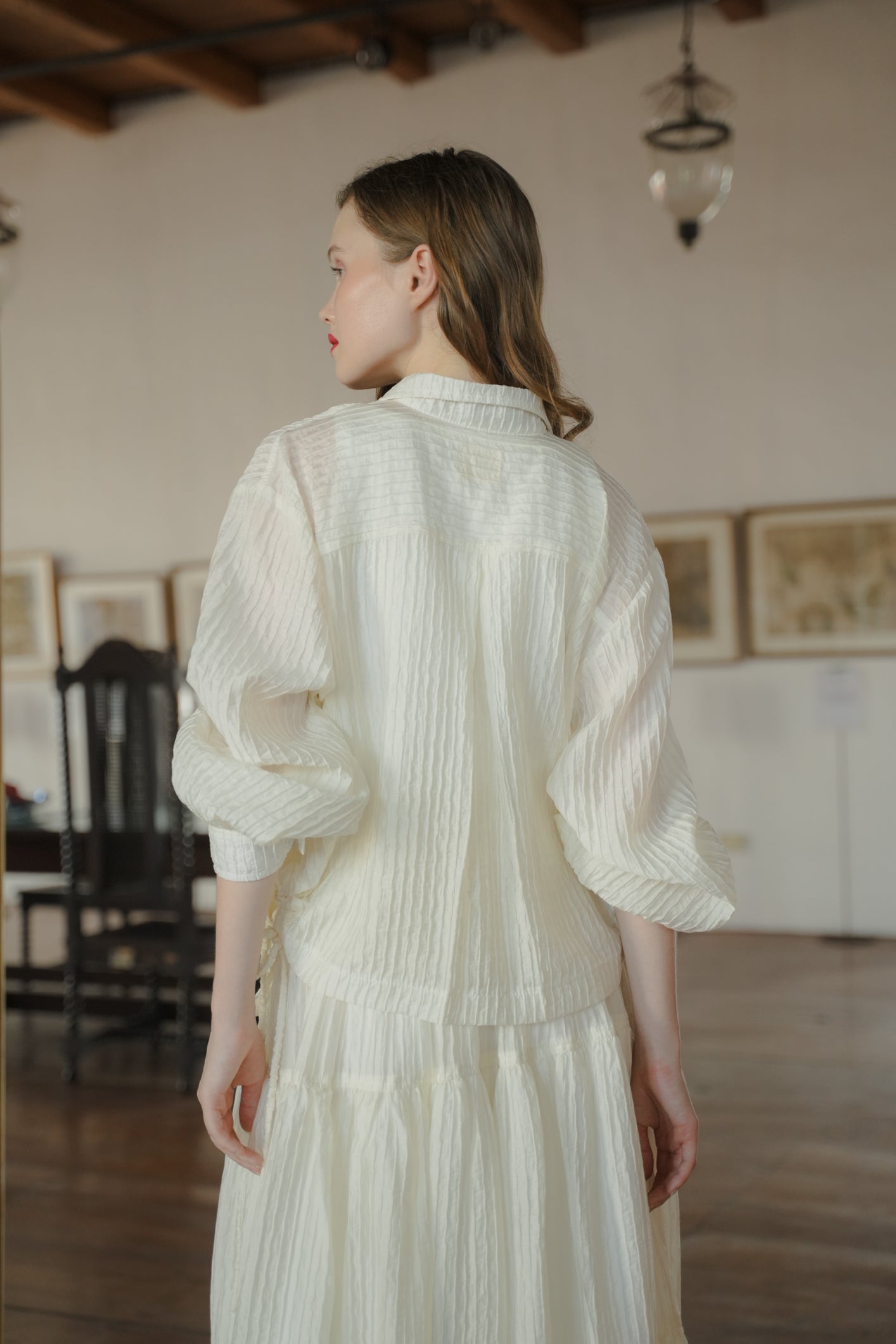 SET - HAEIN HYUN JIWOON IN PEARL WHITE