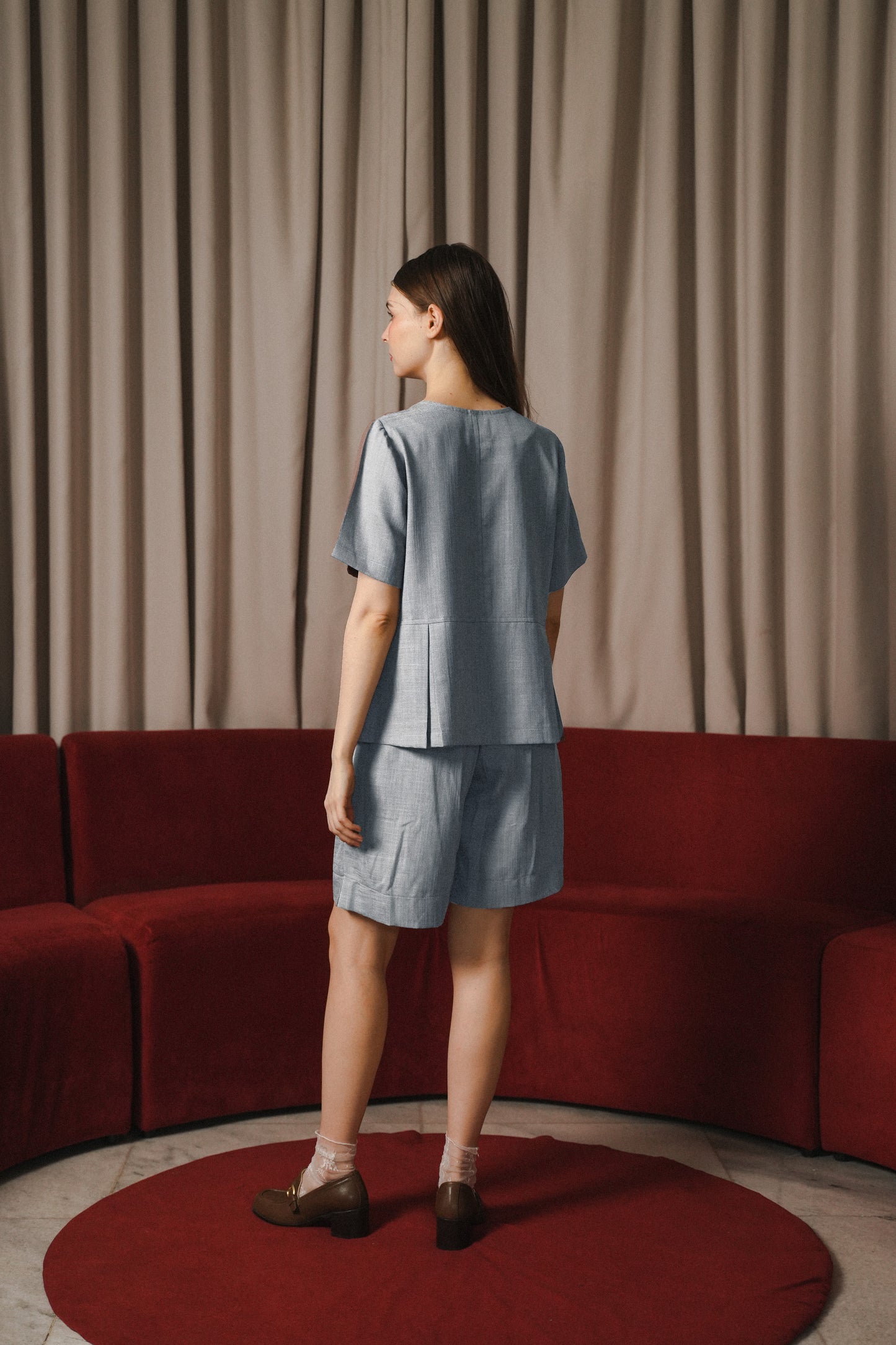 FAYE TOP IN BLUEBELL