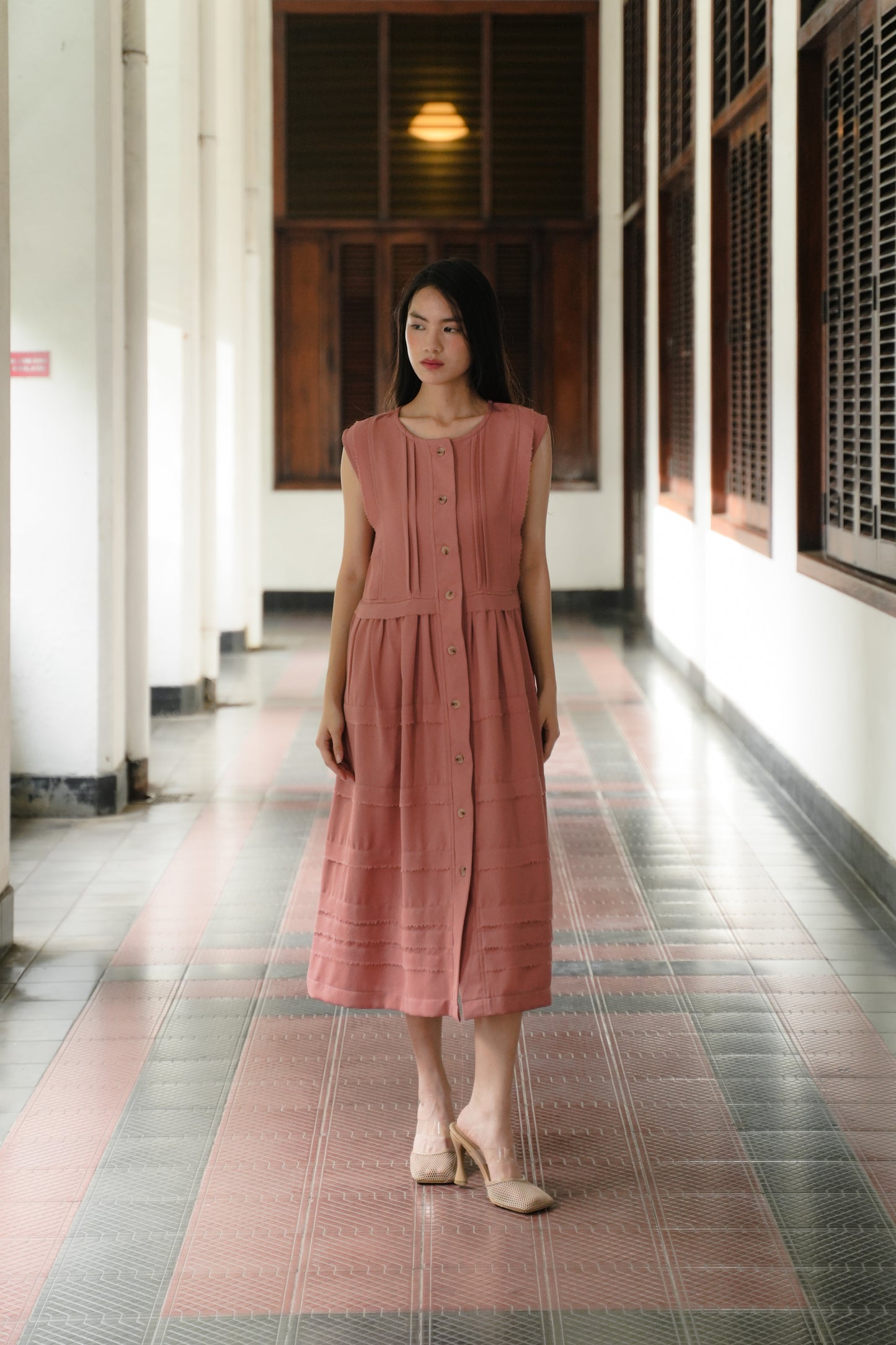 ISADORA DRESS IN POMELO