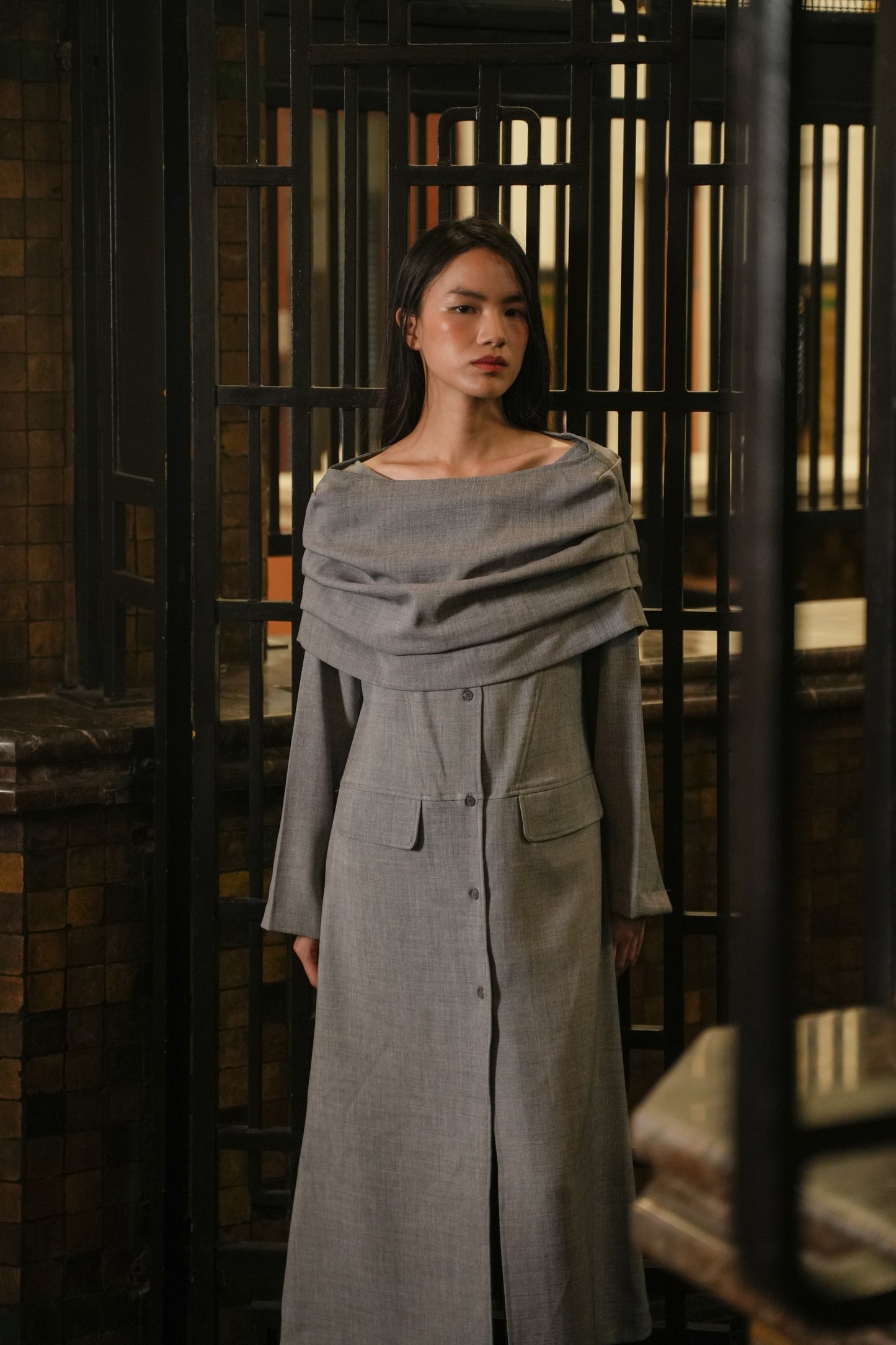 LAMER DRESS IN PECAN