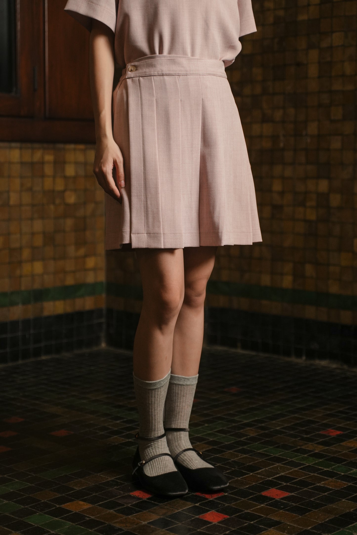 LILLOU SKORT IN FEATHER BERRY