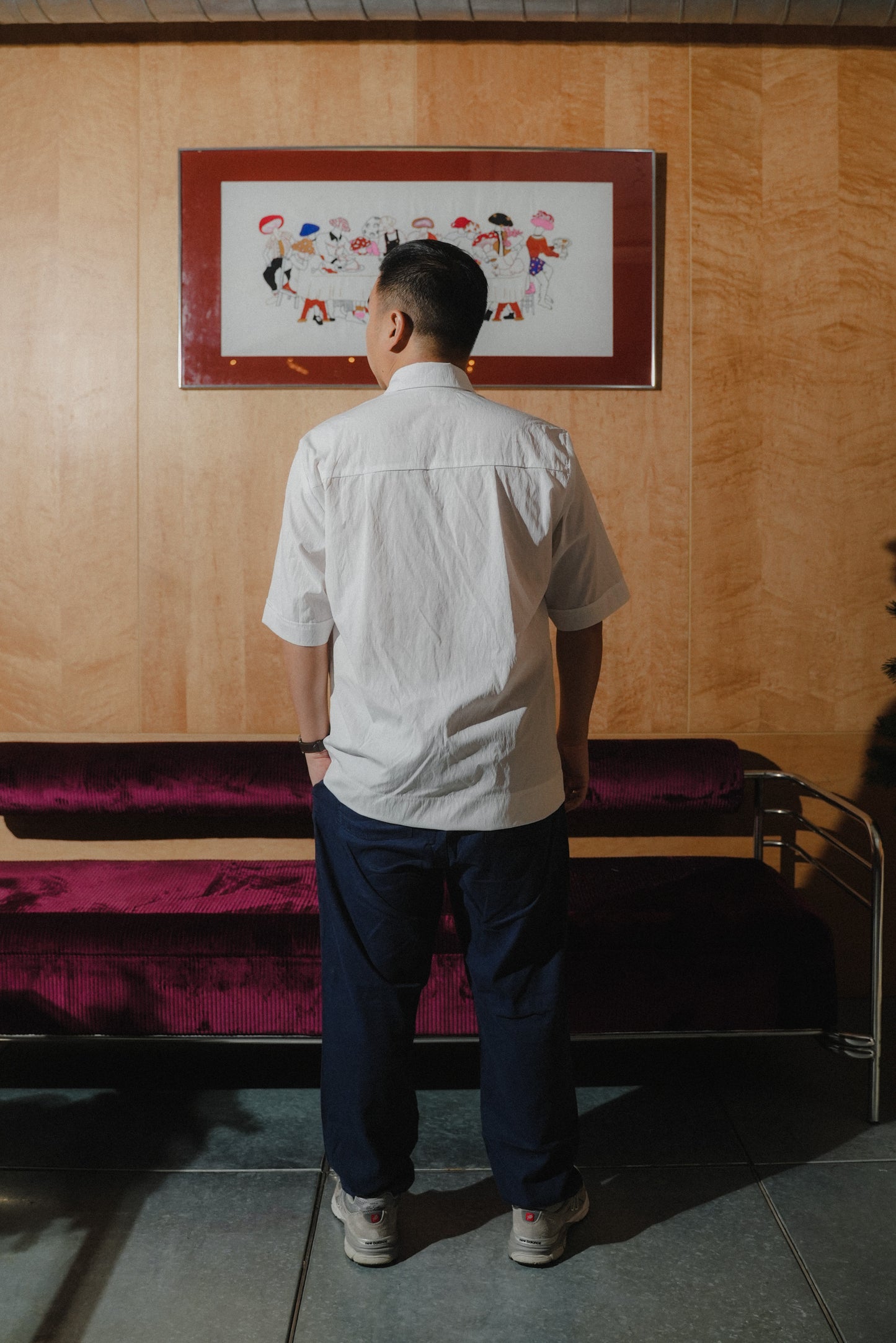 CEDRIC UNISEX SHIRT IN WHISKER